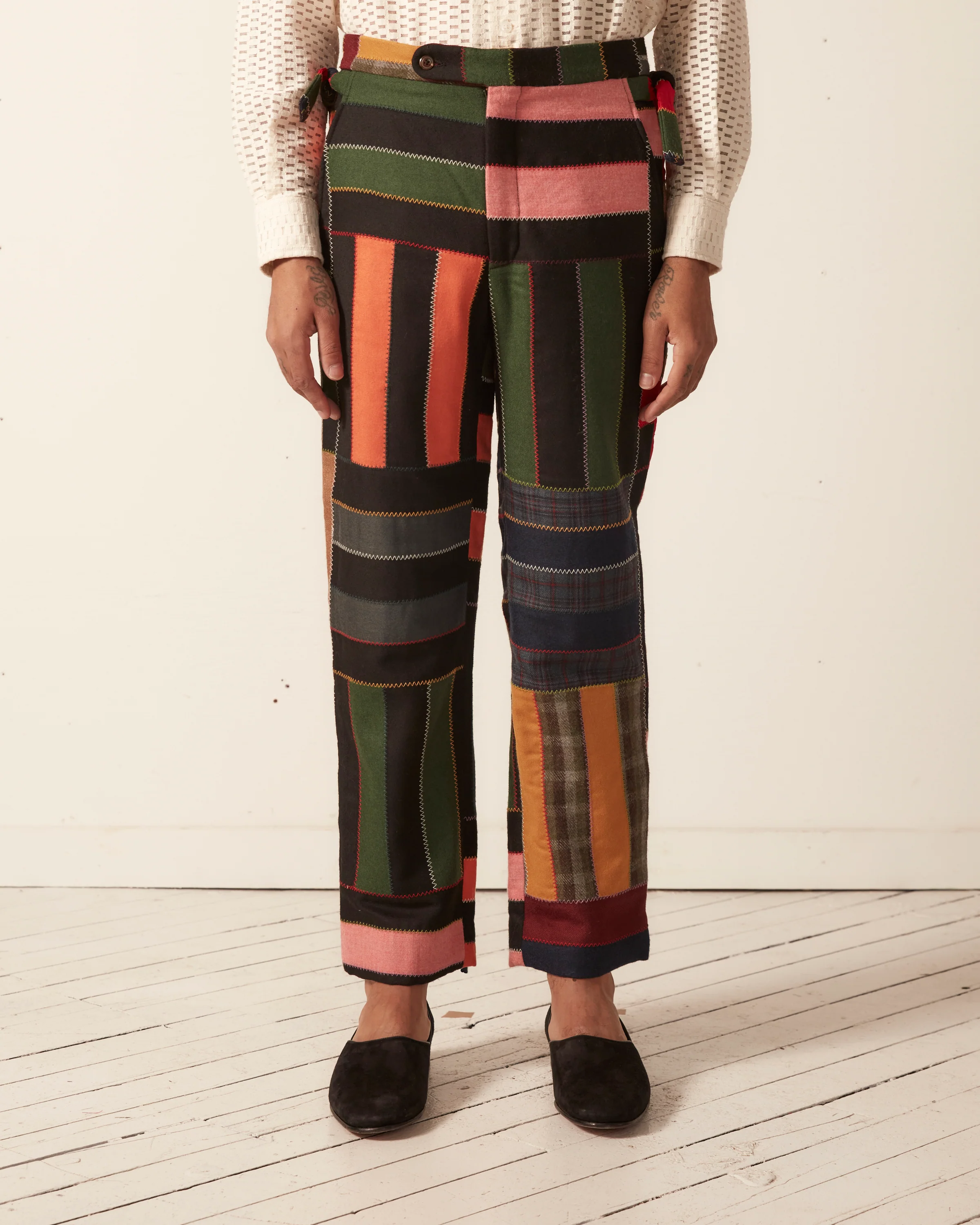 5-Bar Quilt Trousers - Image 3