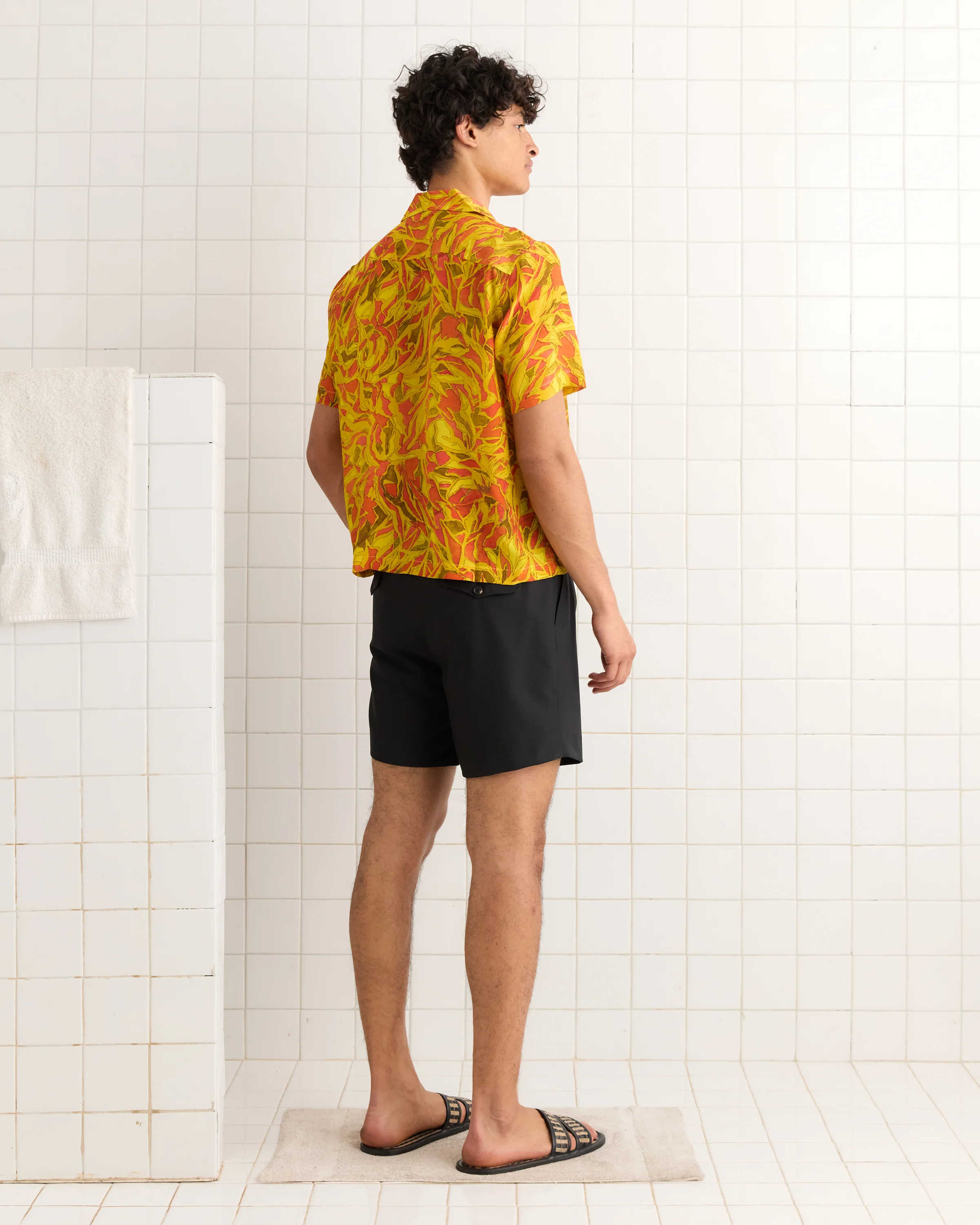 Abstract Foliage Short Sleeve Shirt - Image 3