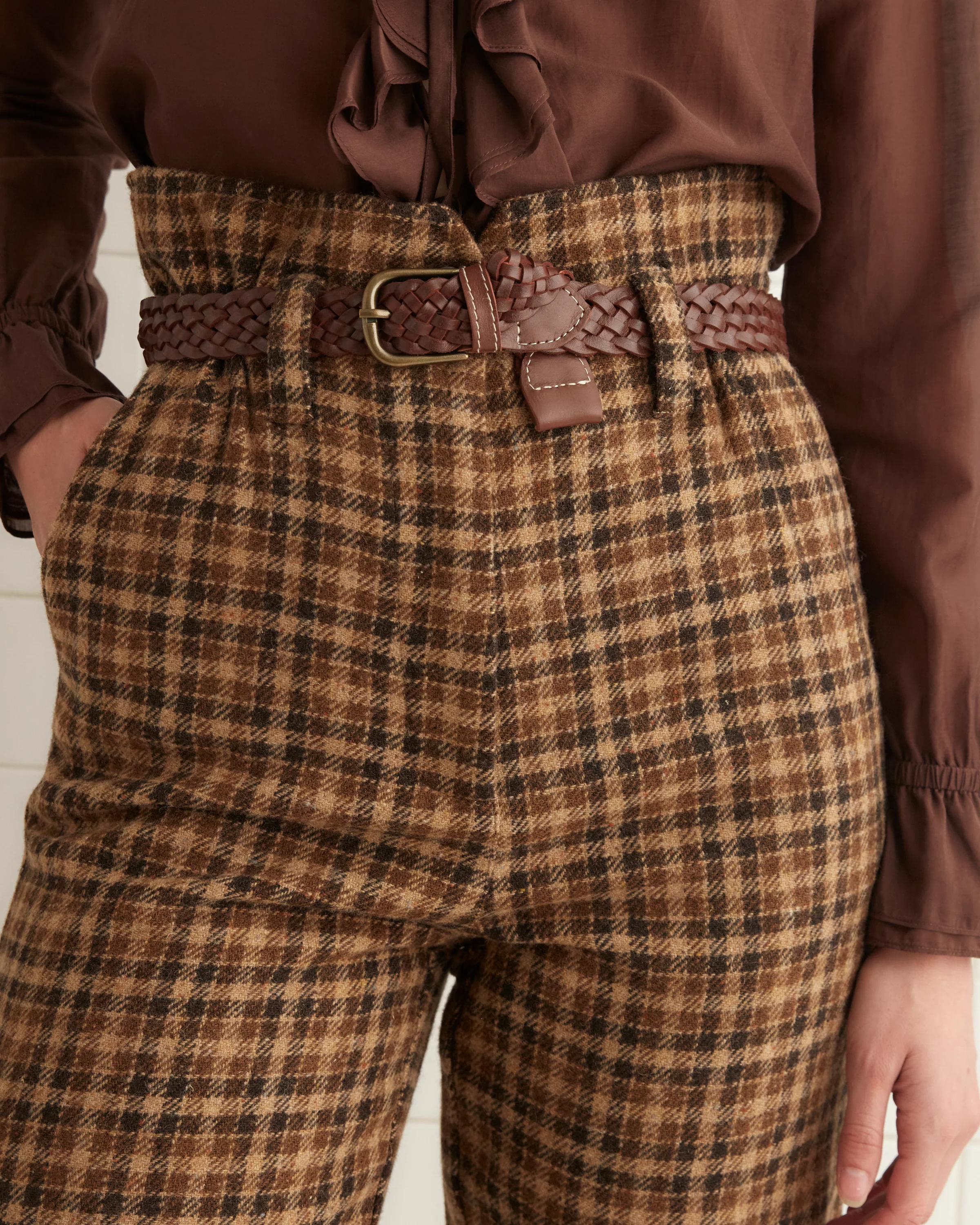Ardara Check Shakey Trousers - Image 3