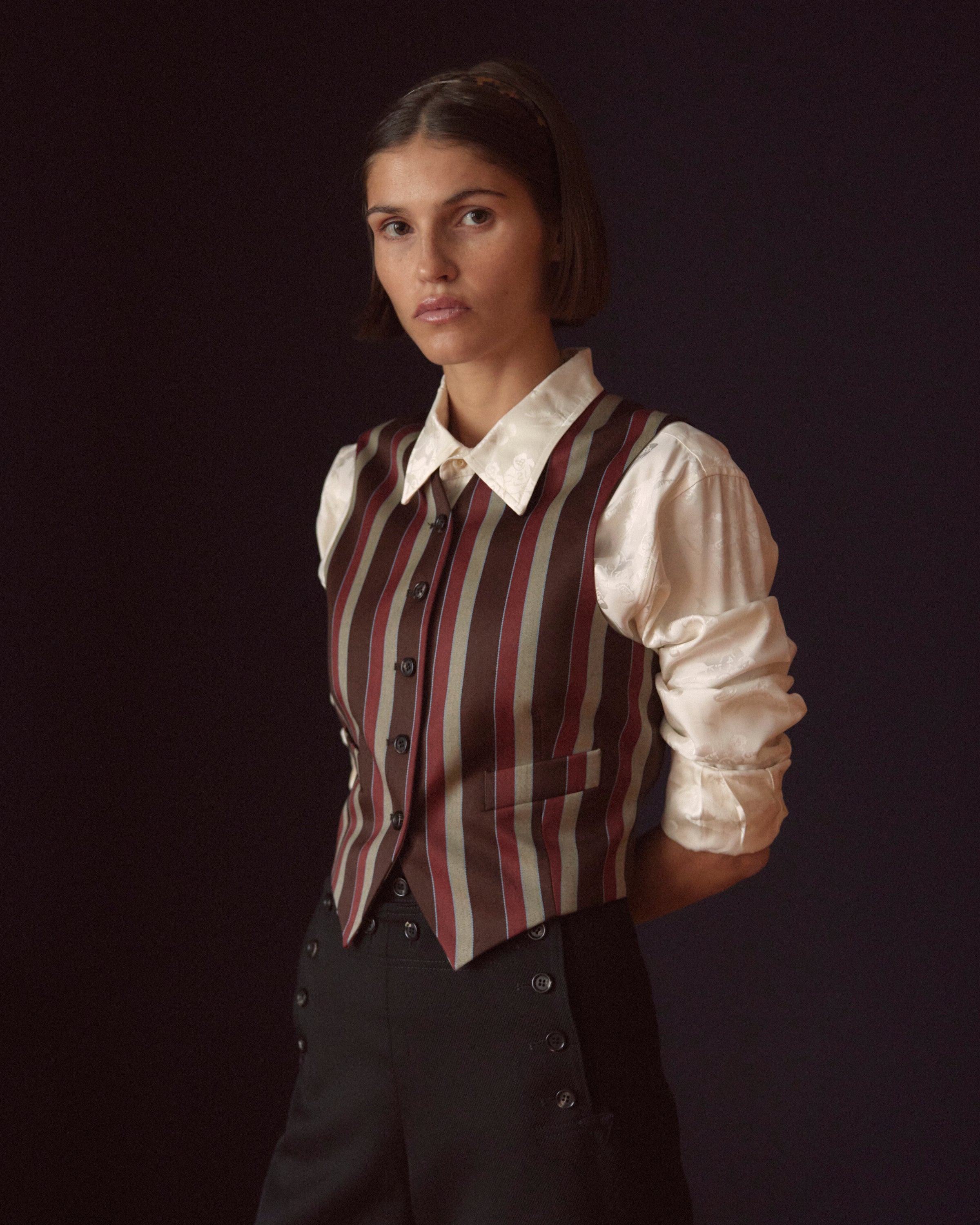 Arizona Stripe Waistcoat - Image 4