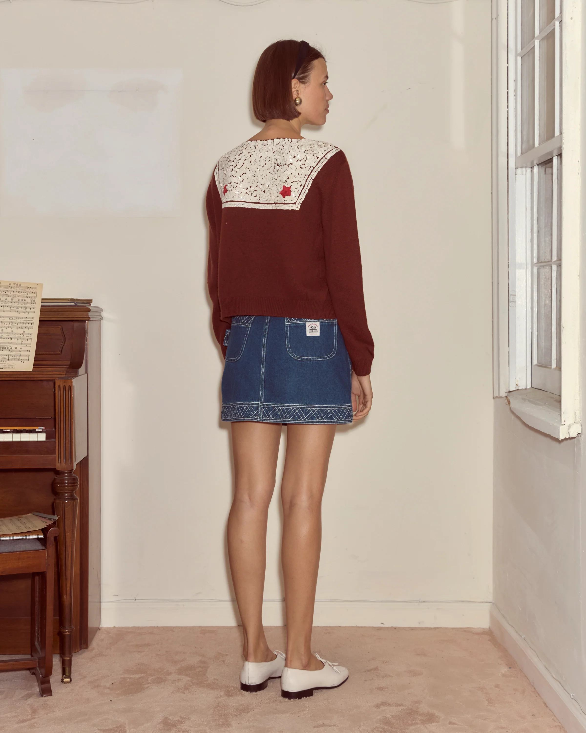 Astoria Cardigan - Brown - Image 4