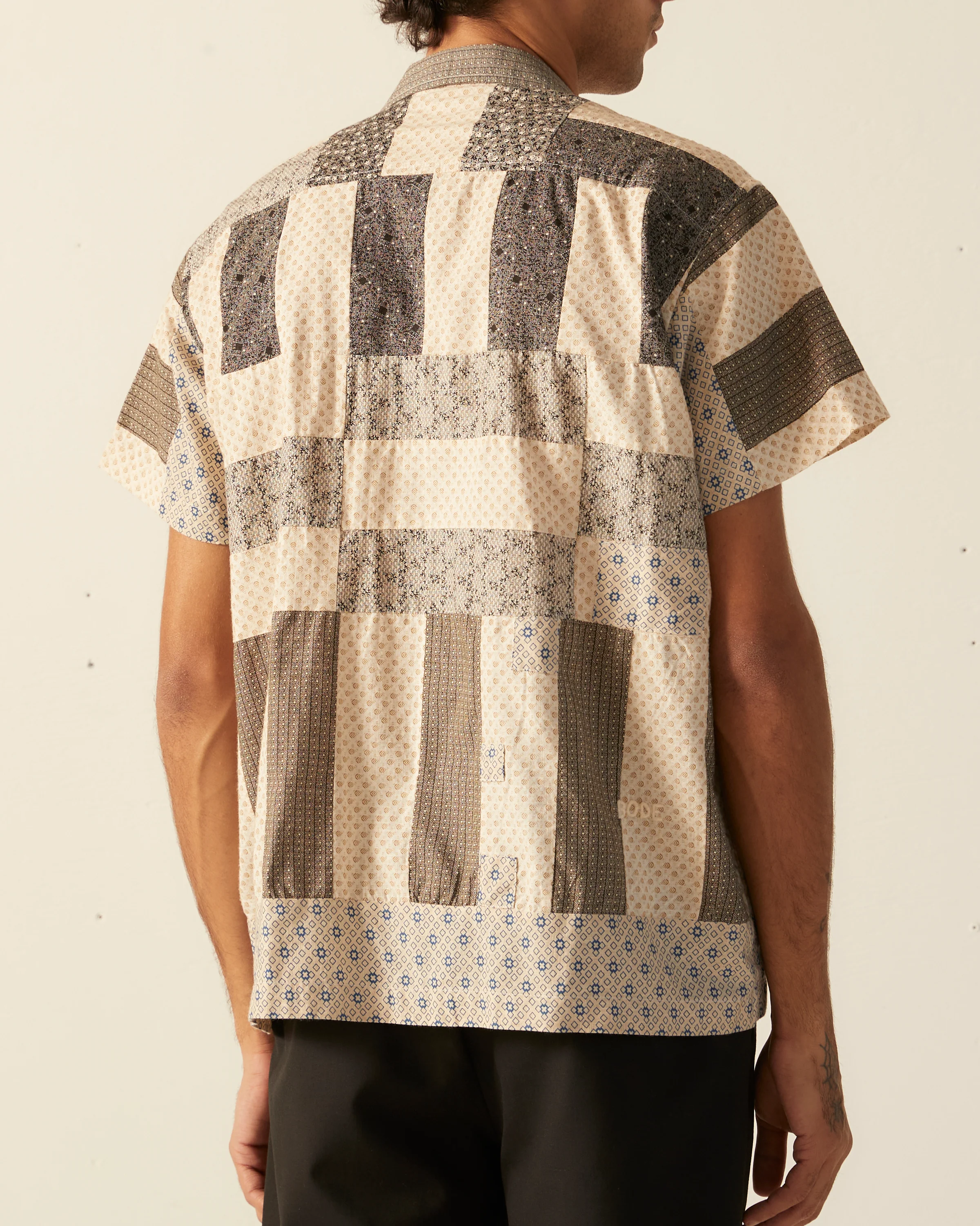 Bar Quilt Short Sleeve Shirt - Image 4