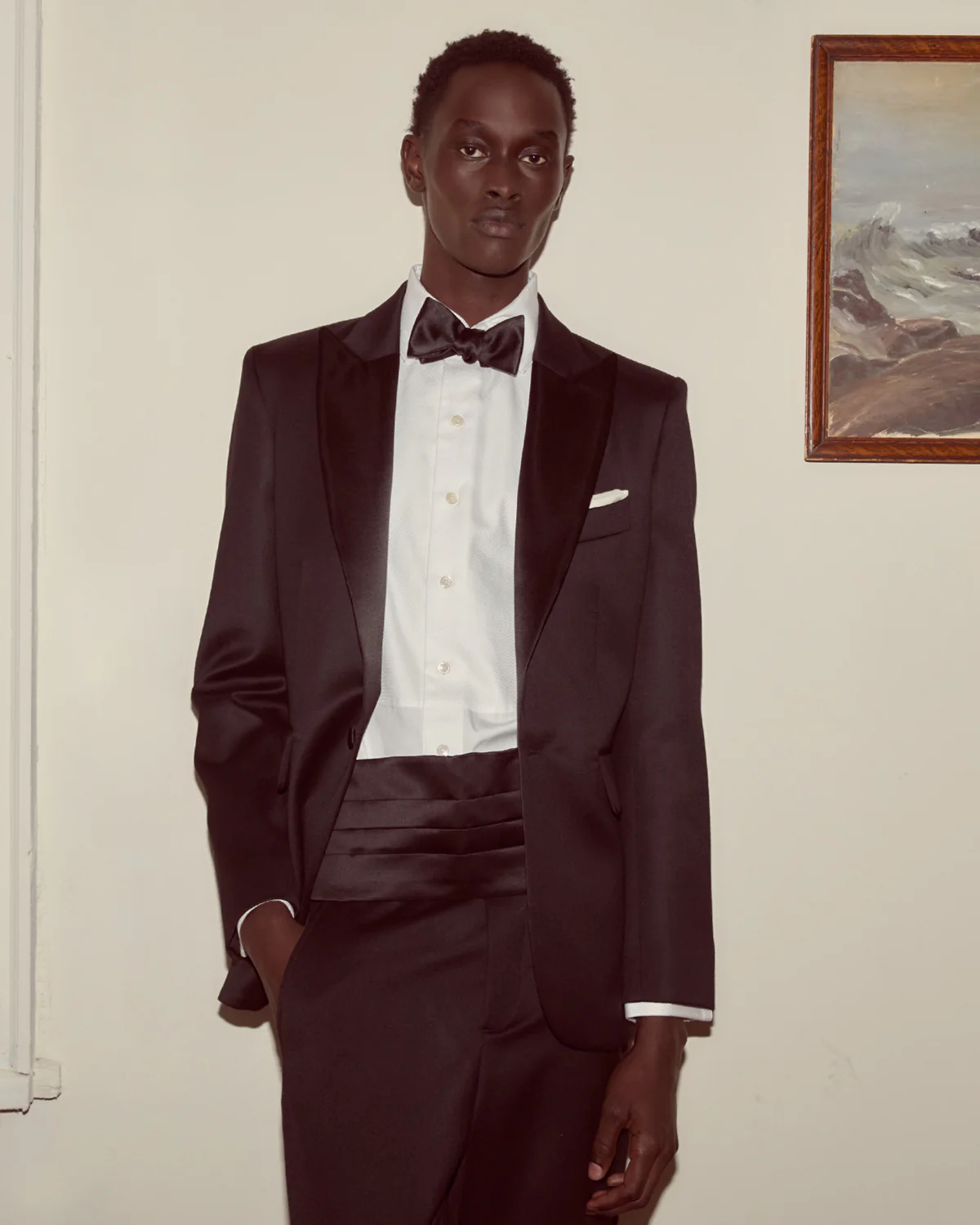 Barathea Single Breasted Tuxedo Jacket
