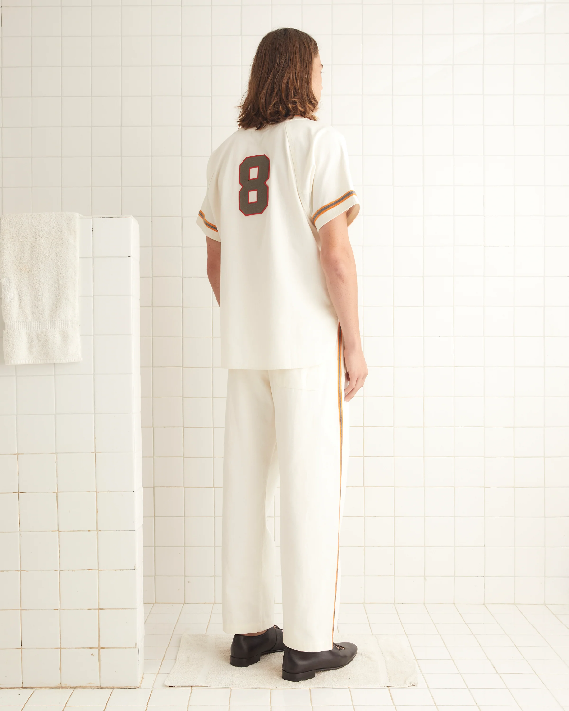 Baseball Shirt - White - Image 3