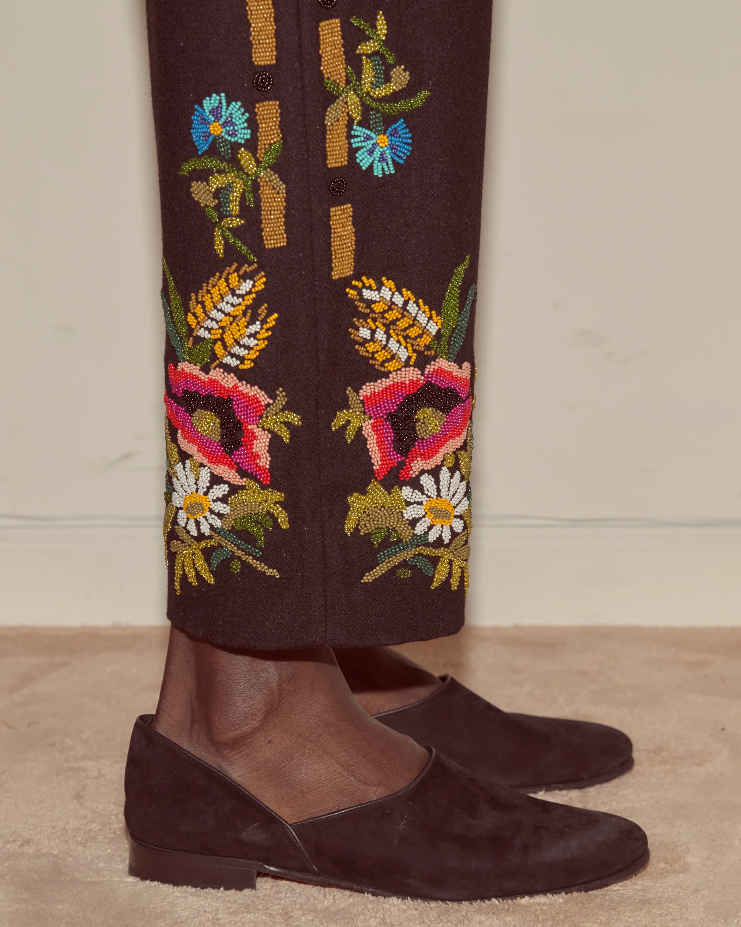 Beaded Aquitaine Trousers