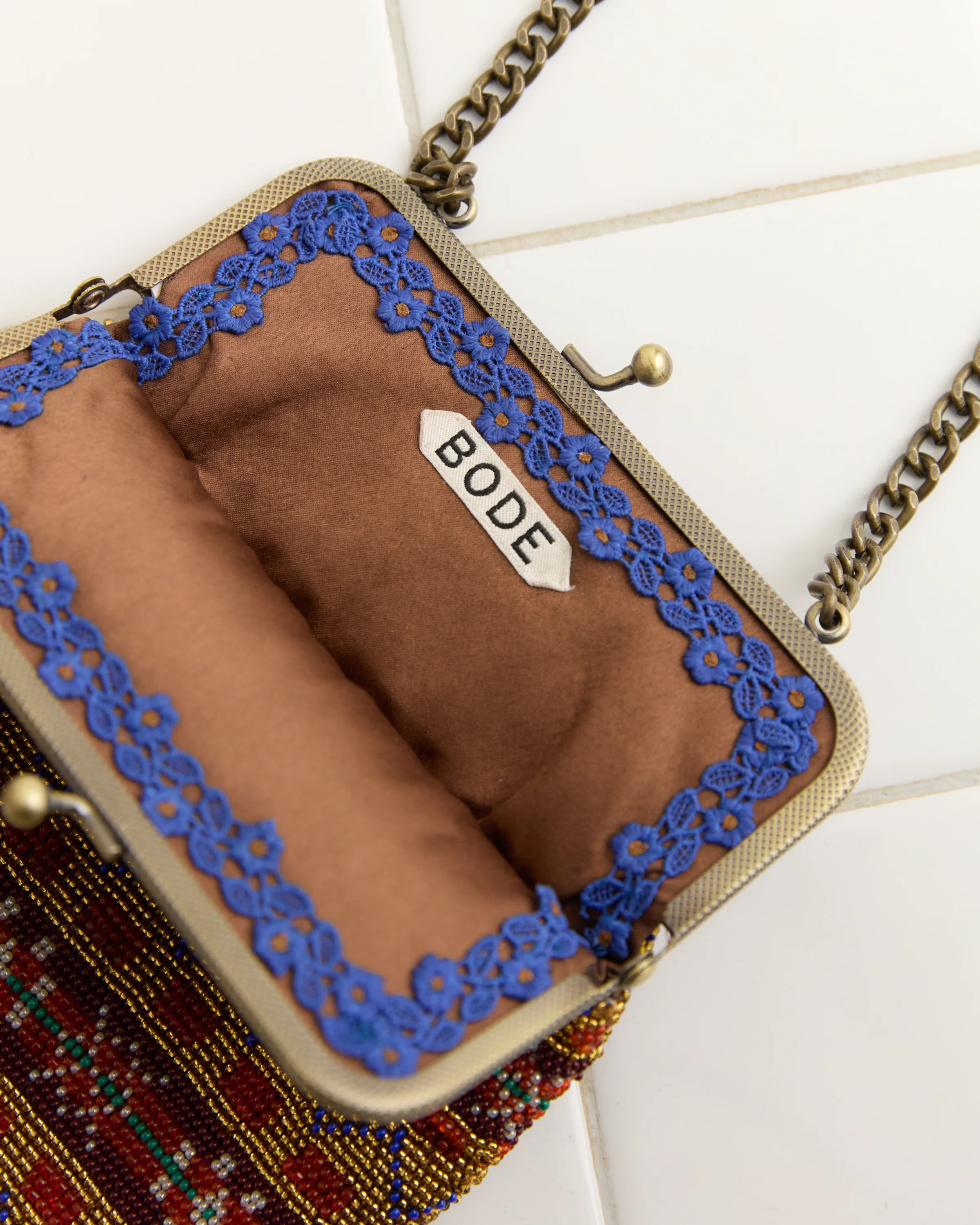 Beaded Bracken Frame Bag - Image 3