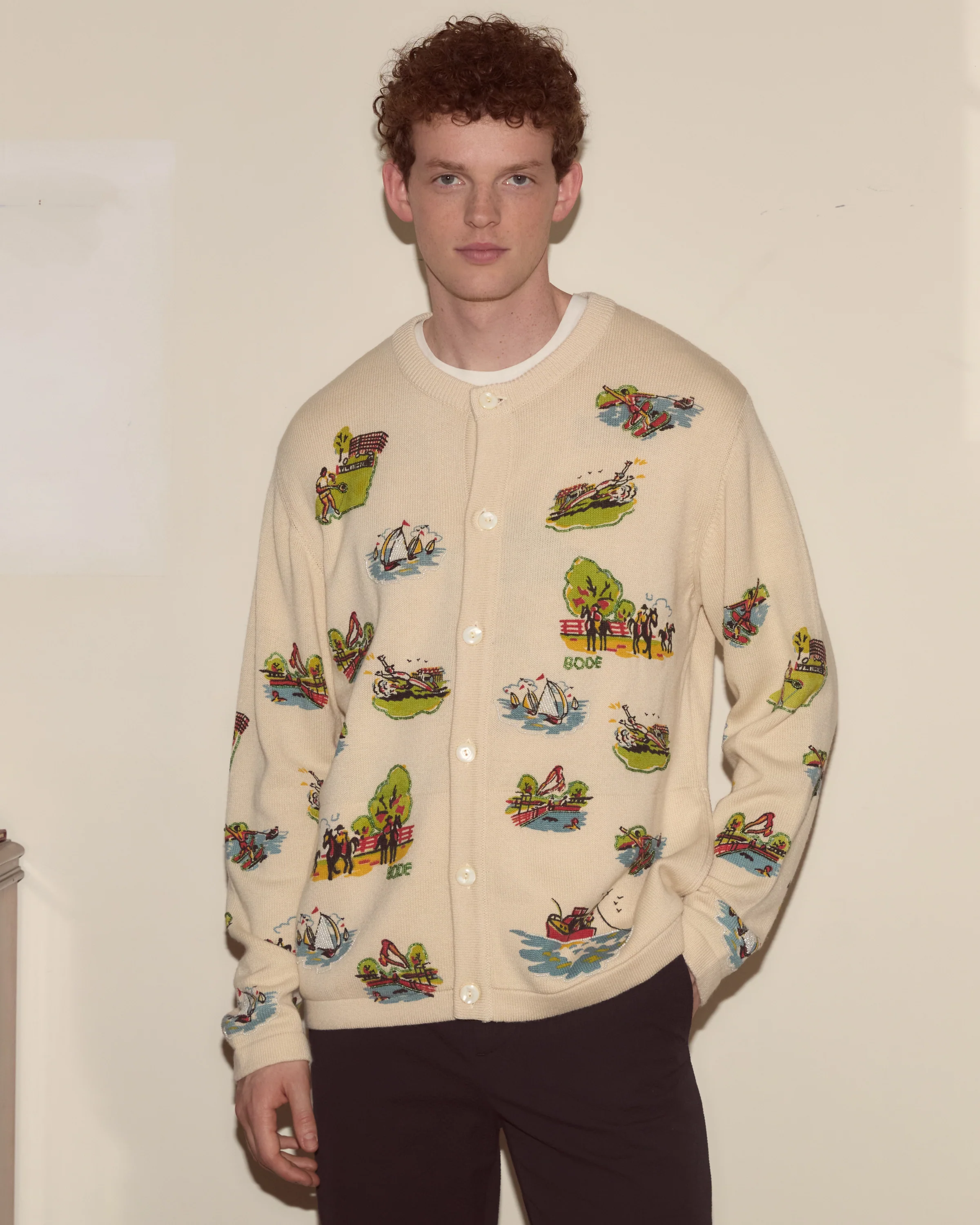 Beaded Camp Cardigan