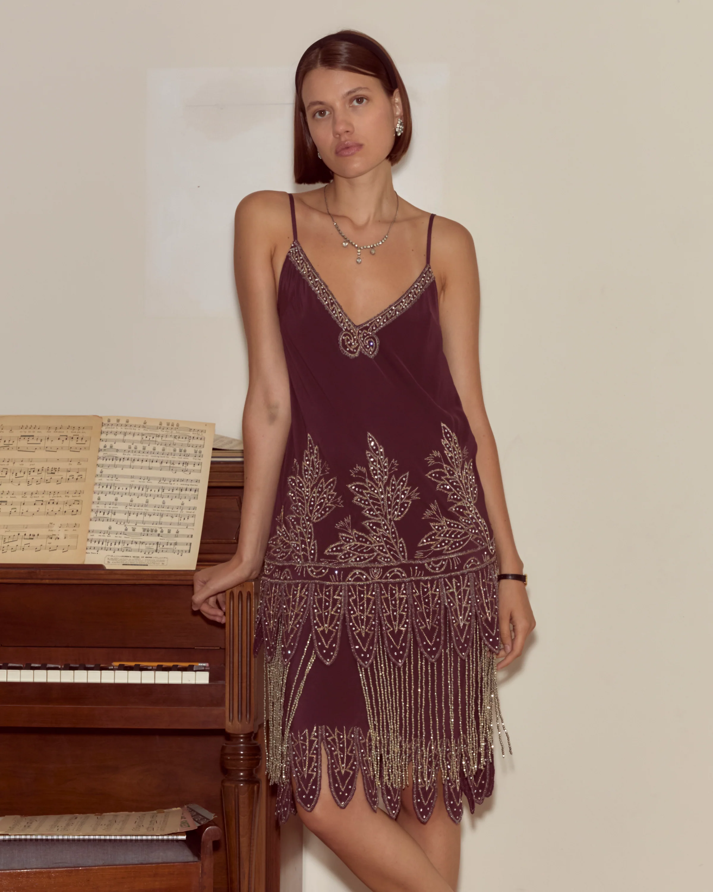 Beaded Epoque Dress