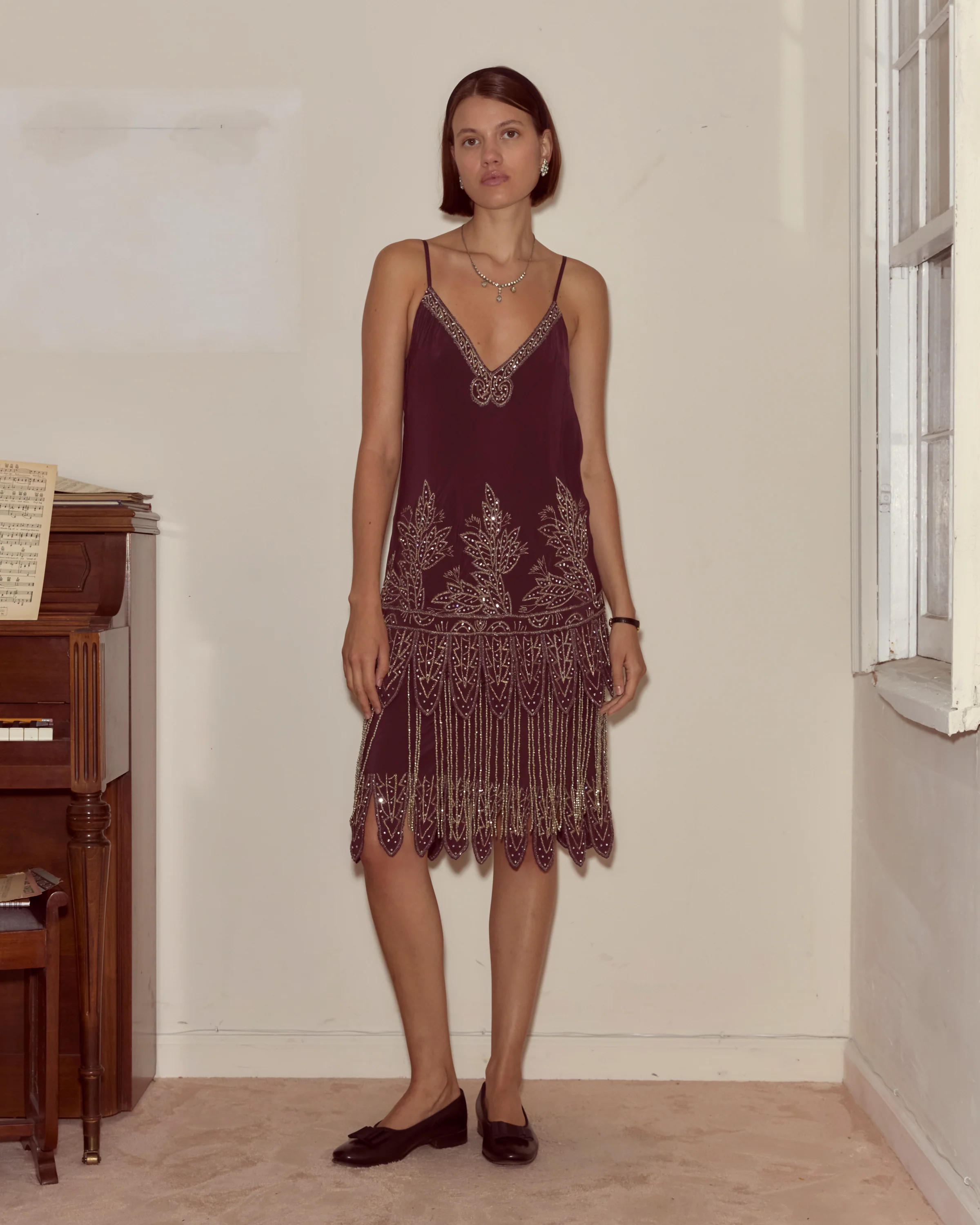 Beaded Epoque Dress - Image 2