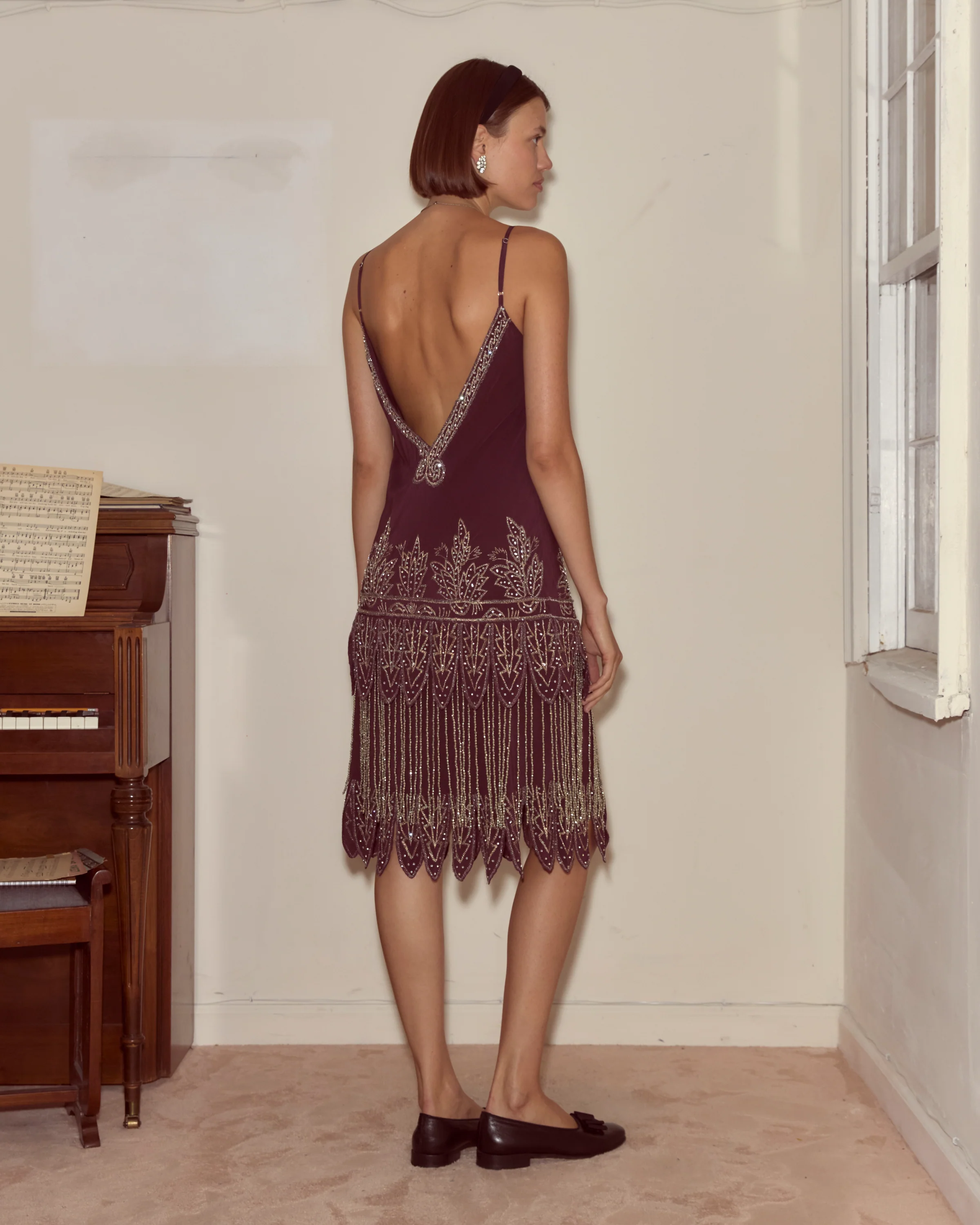 Beaded Epoque Dress - Image 3