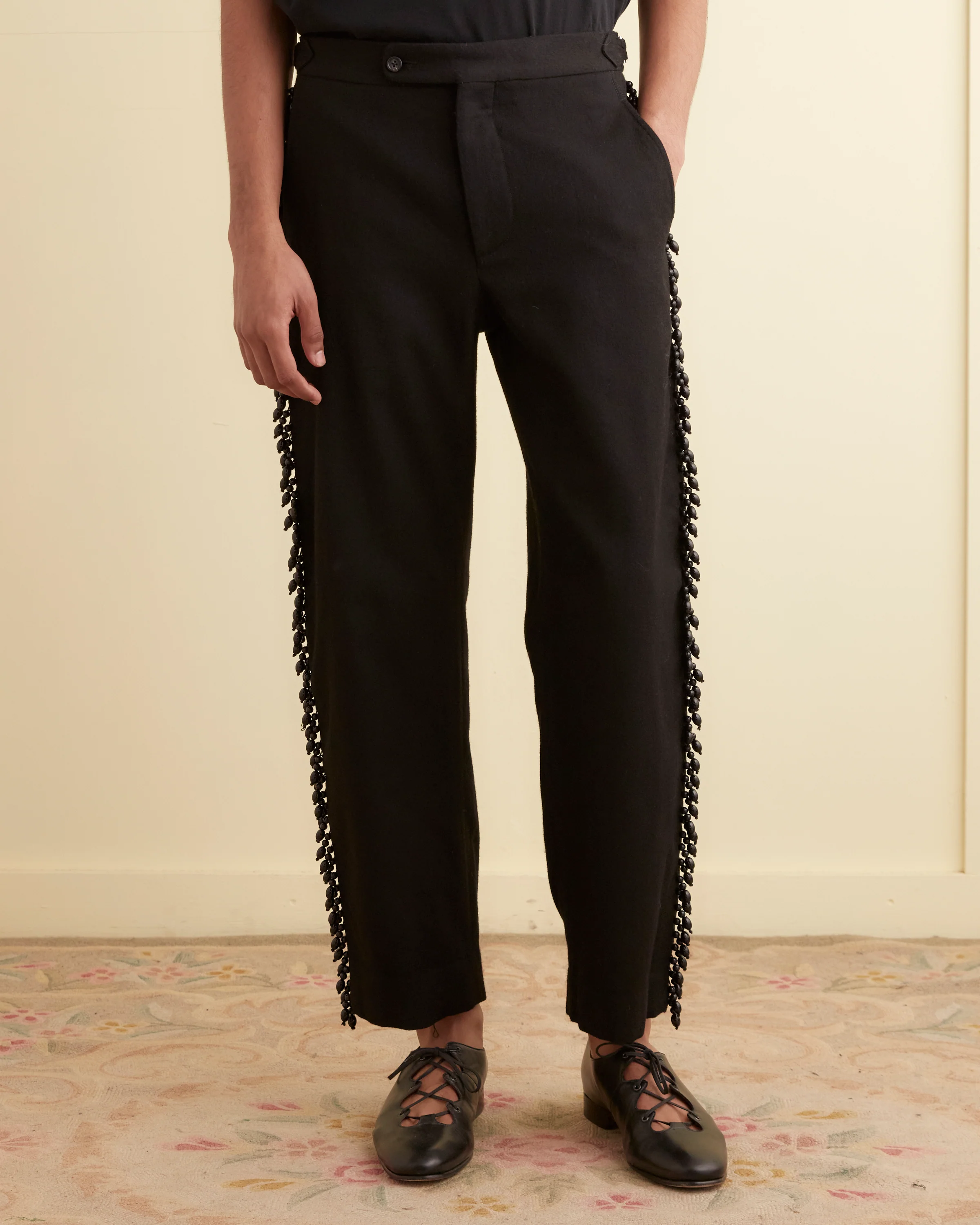 Beaded Fringe Trousers - Image 2