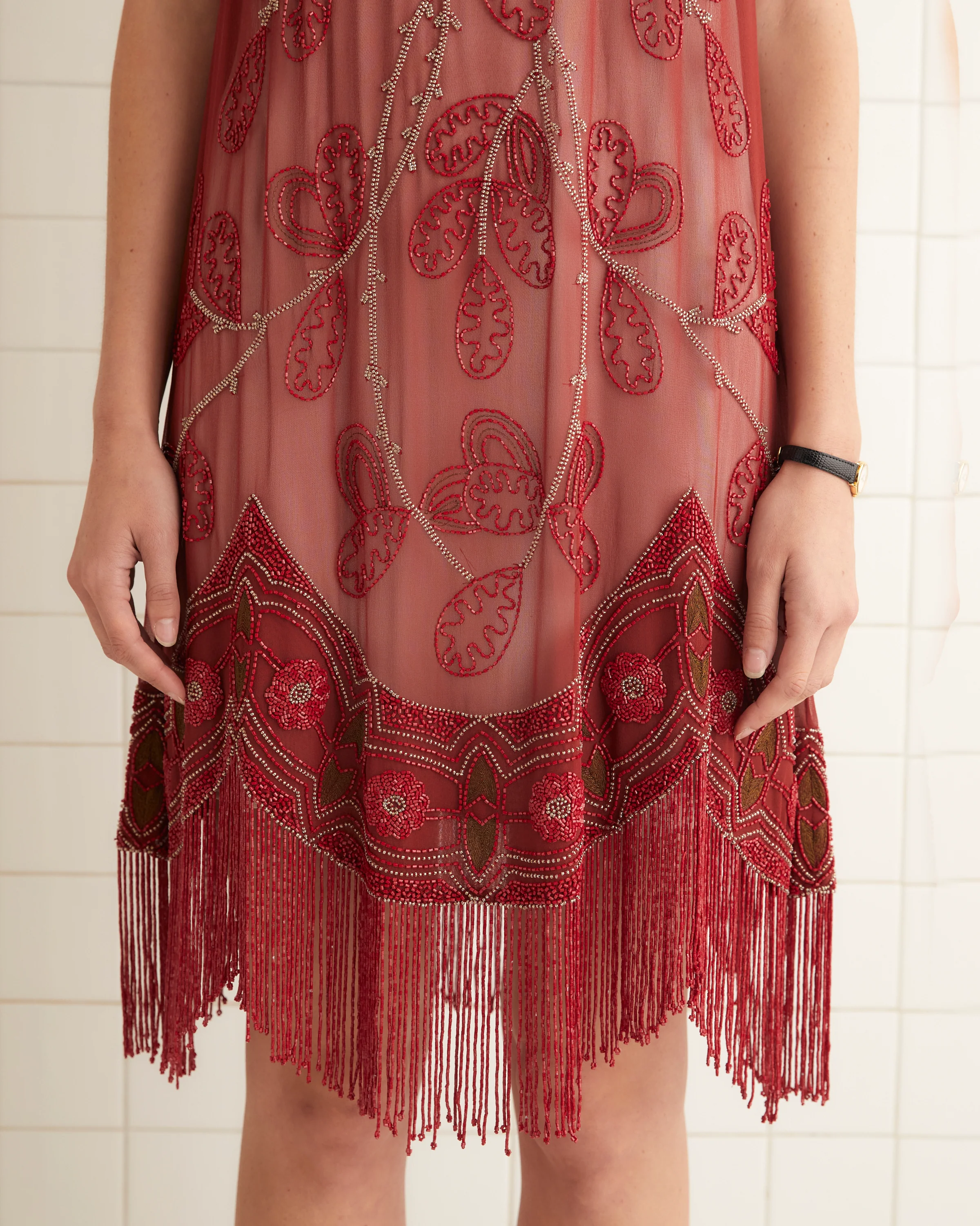 Beaded Ilex Dress - Image 3