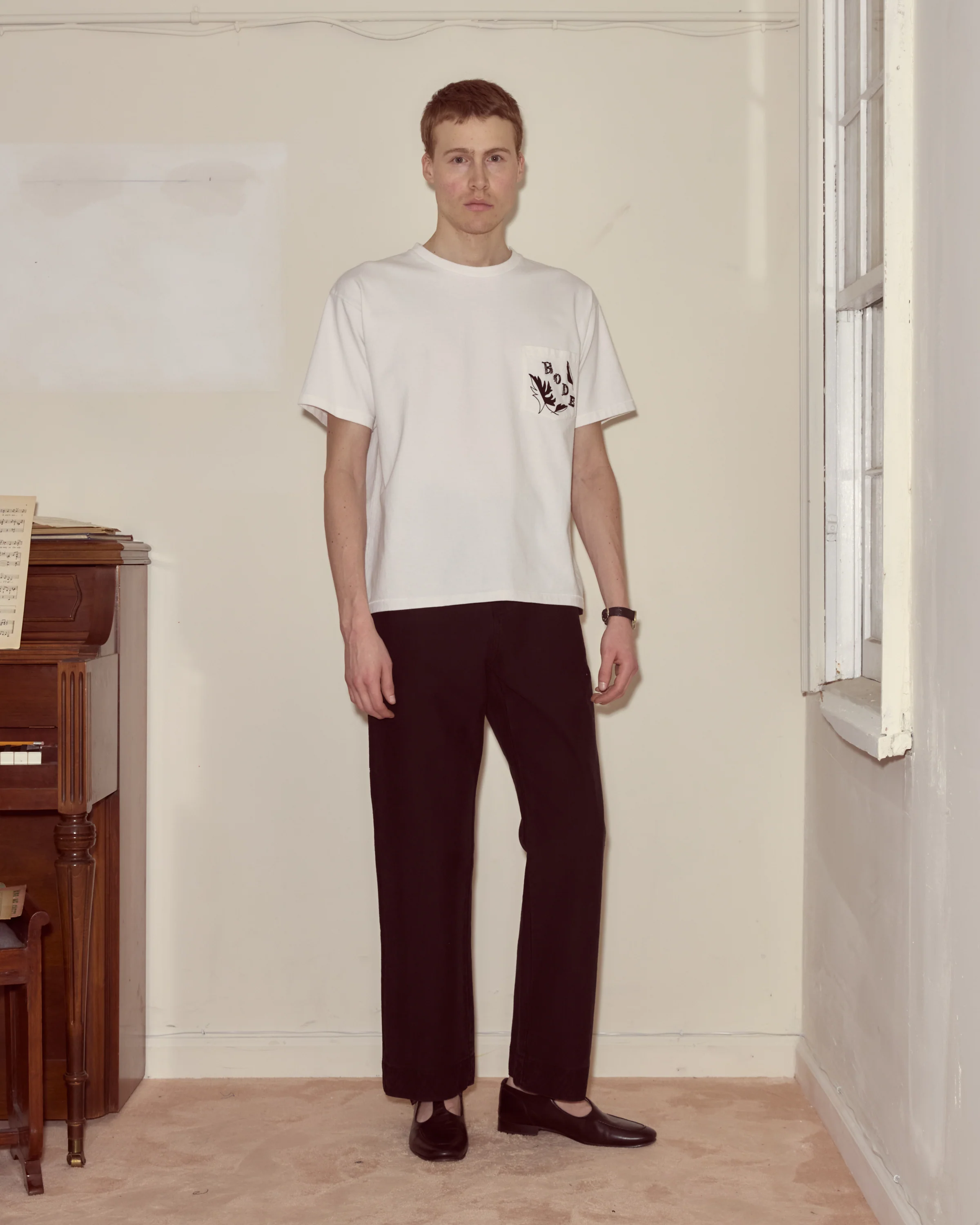 Beaded Leaf Pocket Tee - Image 2