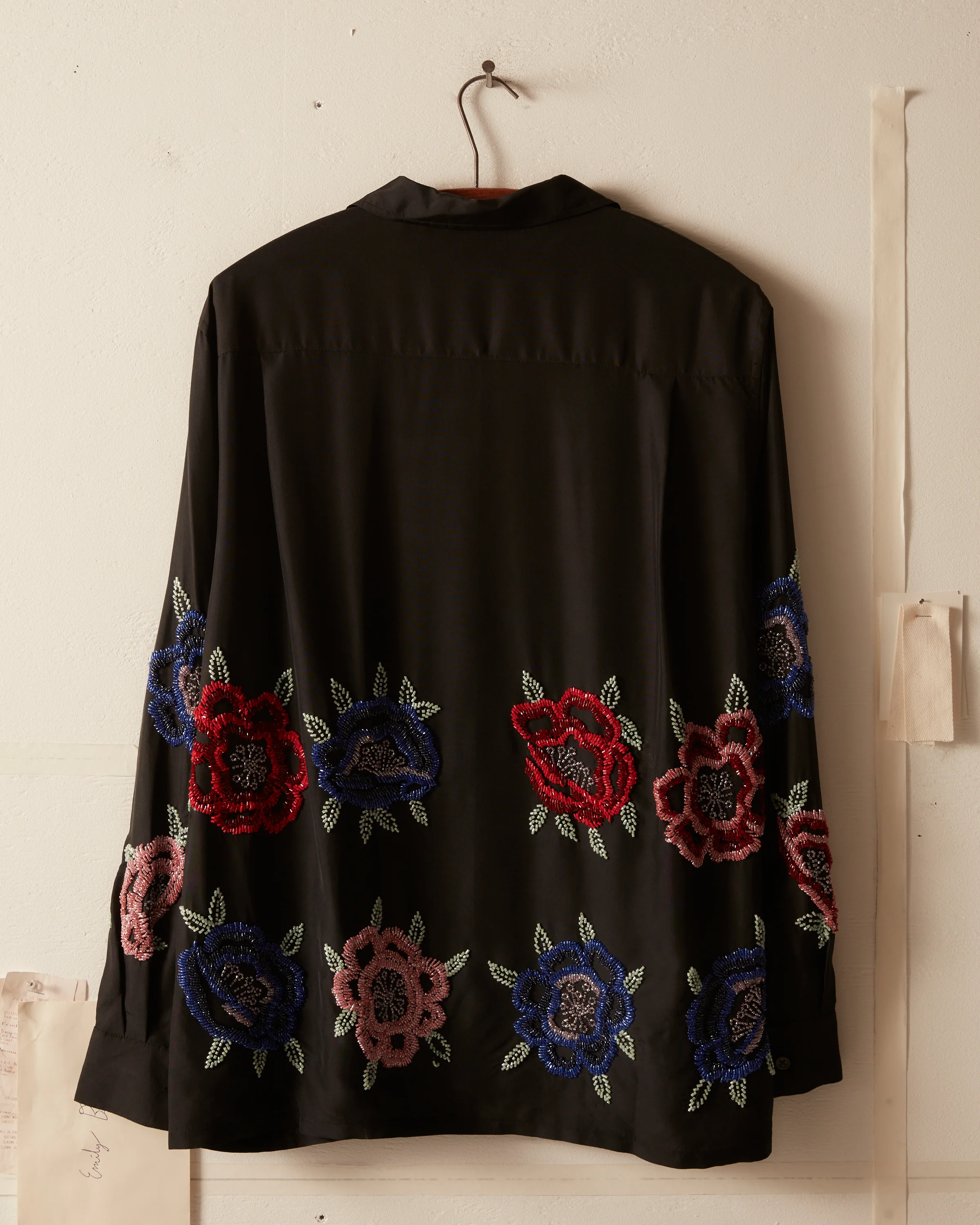 Beaded Poppy Long Sleeve Shirt - Image 5