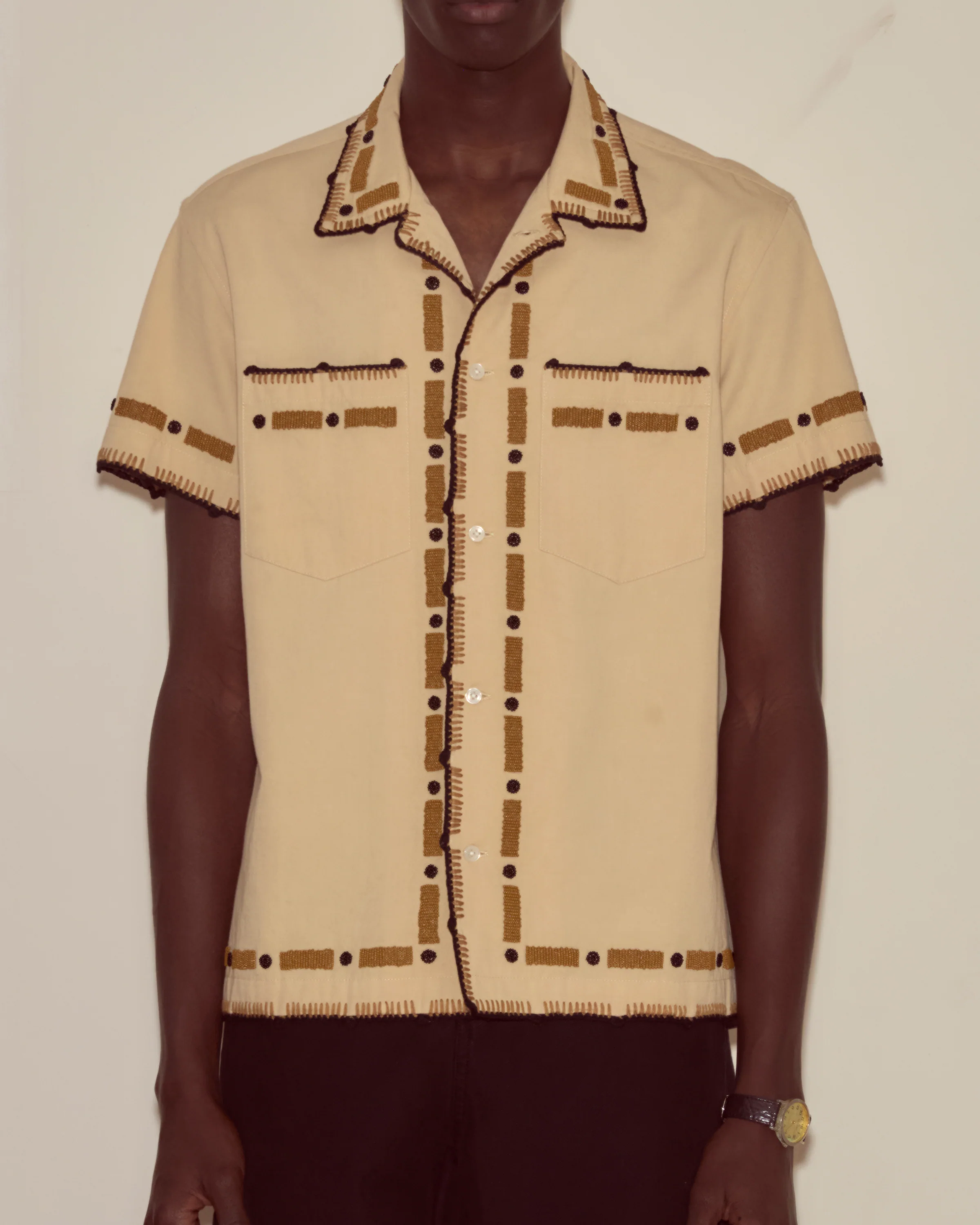 Beaded Ryegrass Short Sleeve Shirt