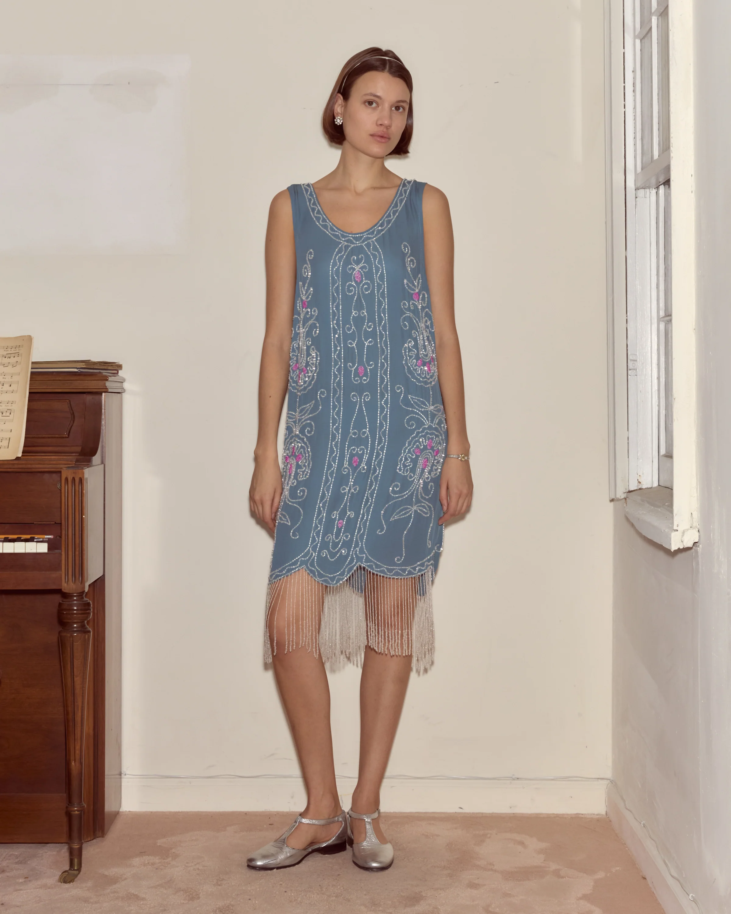 Beaded Sea Flower Dress - Image 3