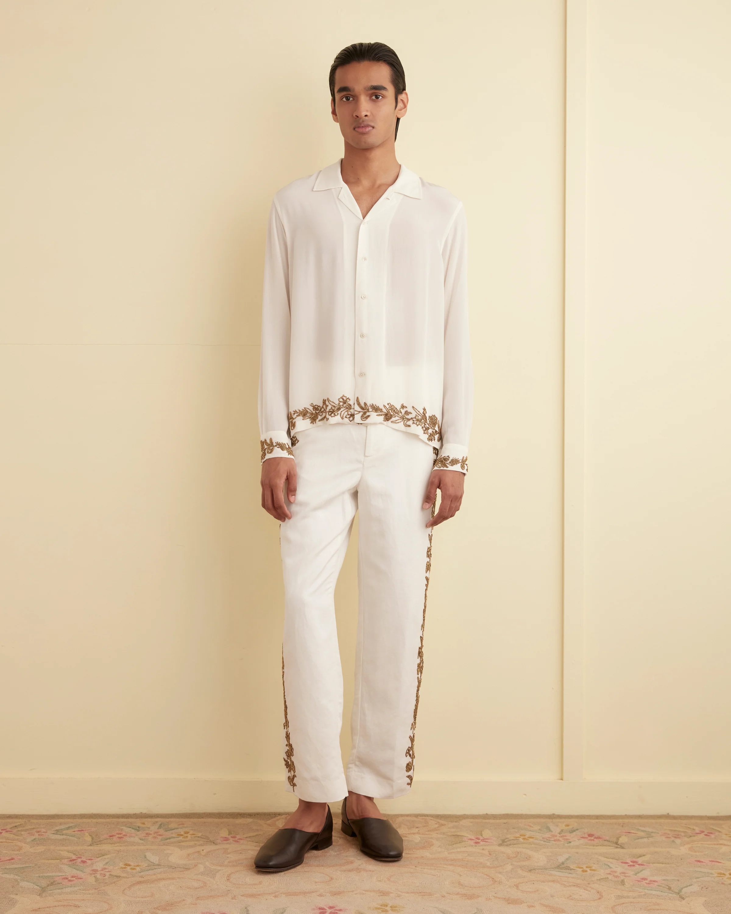 Beaded Wheat Flower Trousers - Image 2