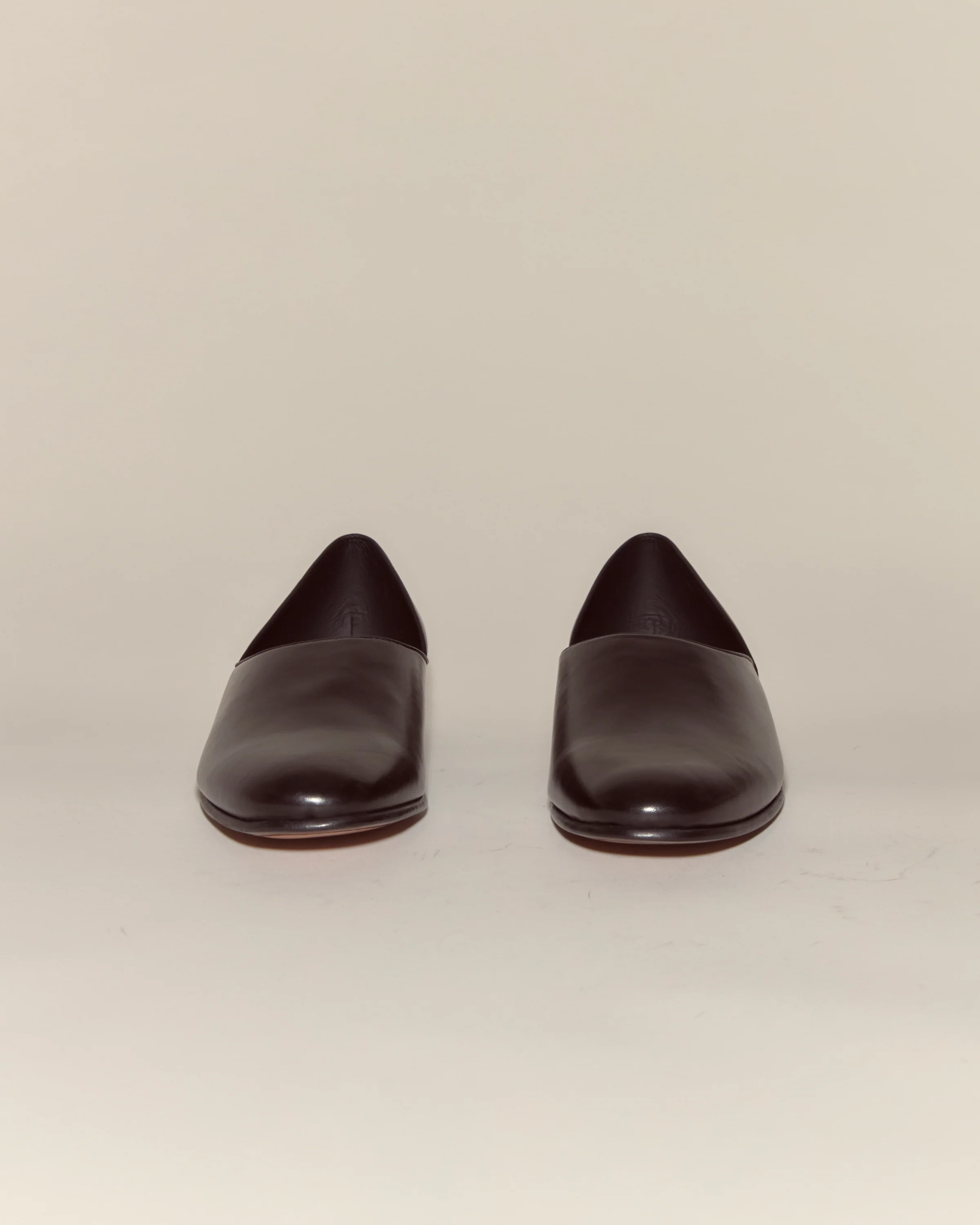 Leather House Shoes - Black - Image 3