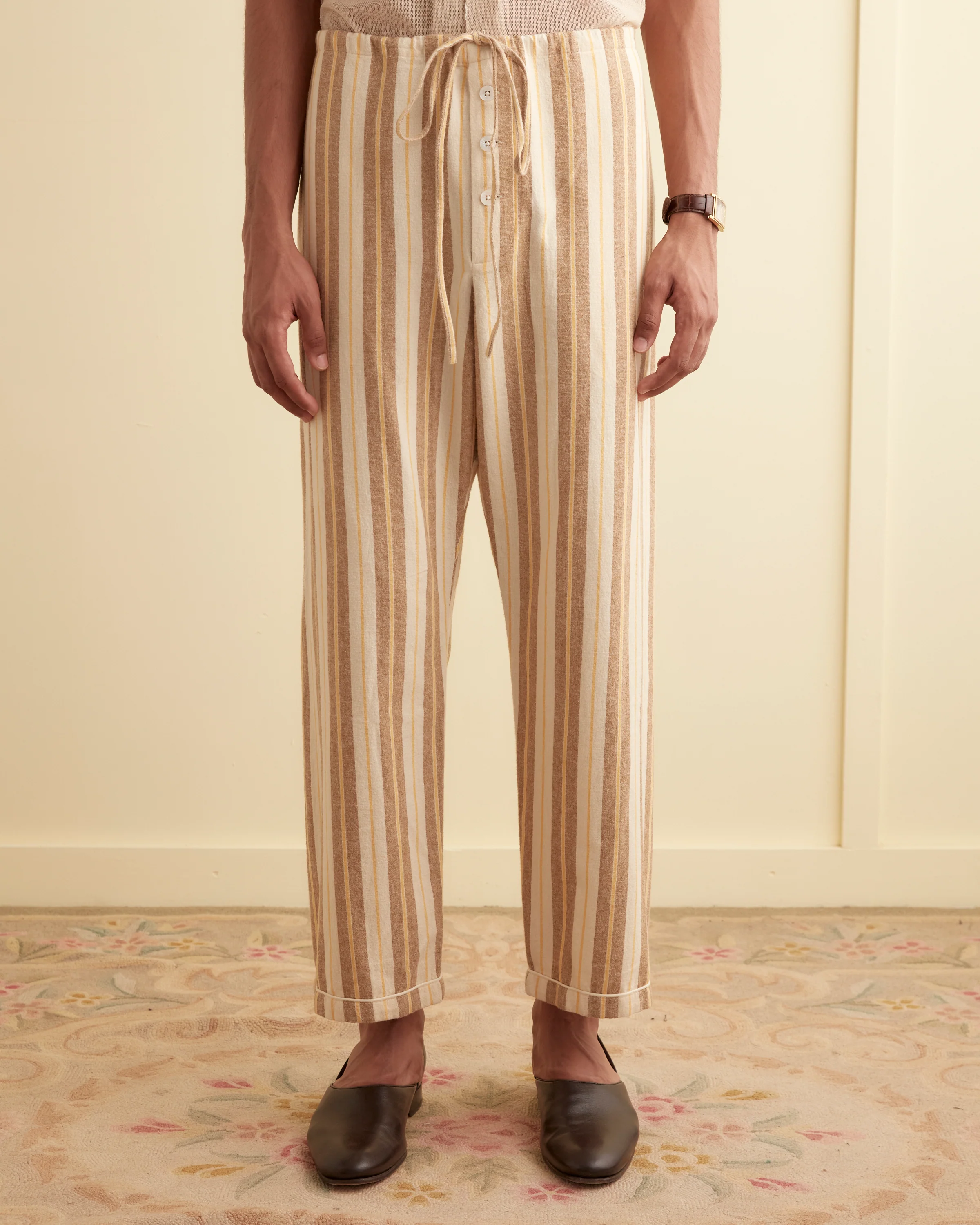 Blonde Stripe Pajama Pants - Image 2