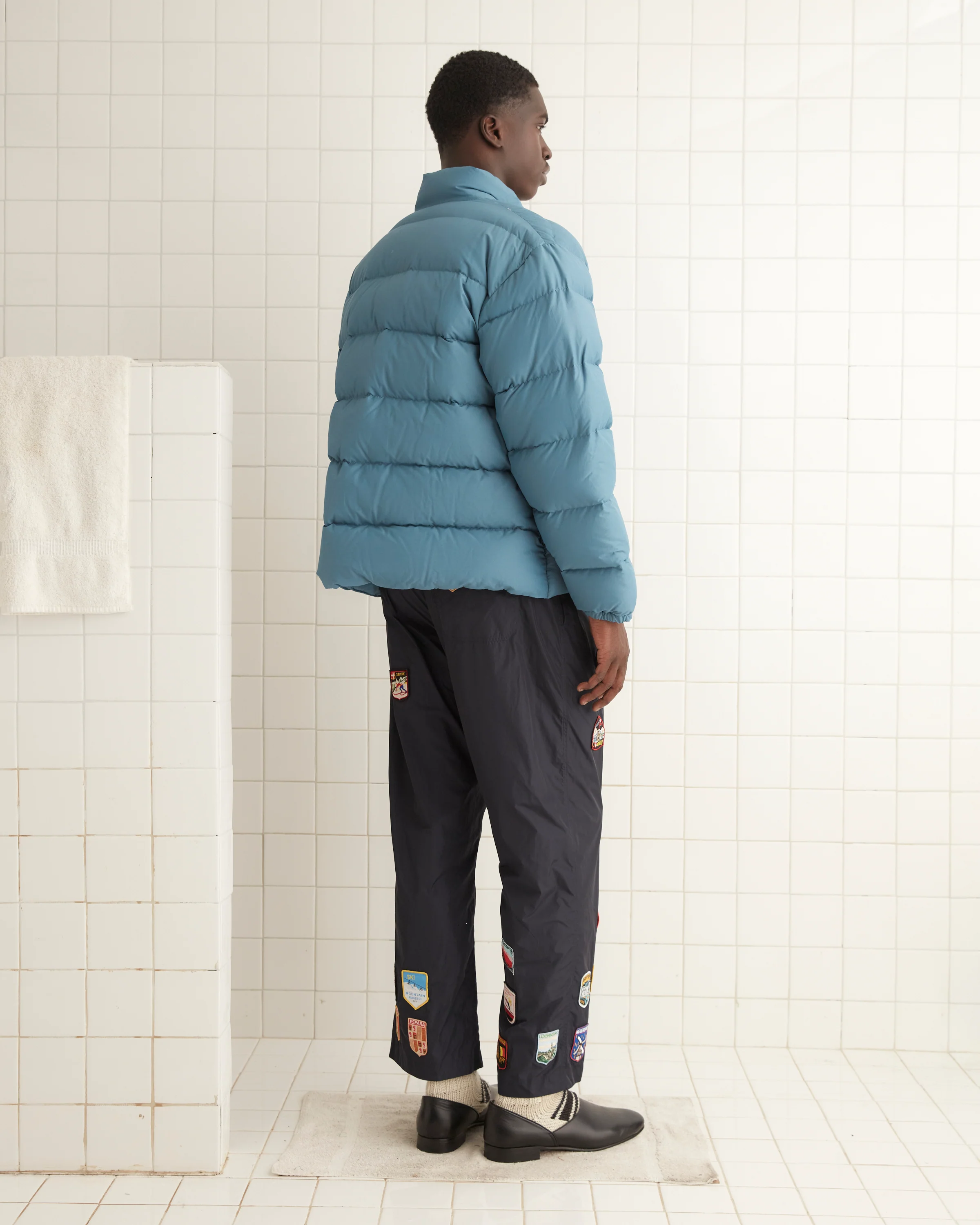 Burlington Puffer Jacket - Blue - Image 3
