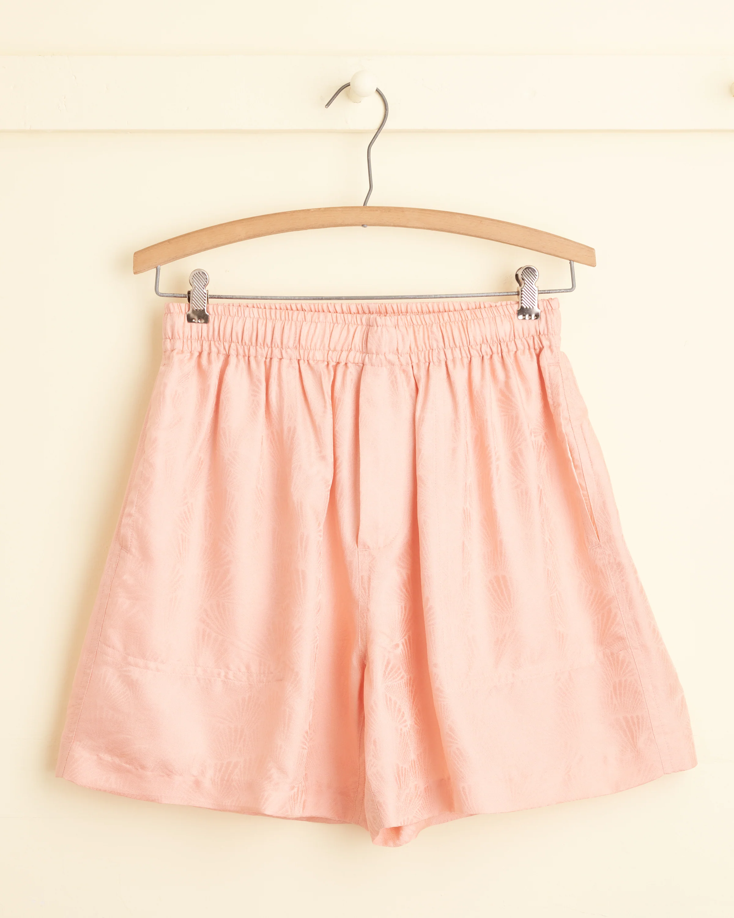 Blush Scallop Shorts