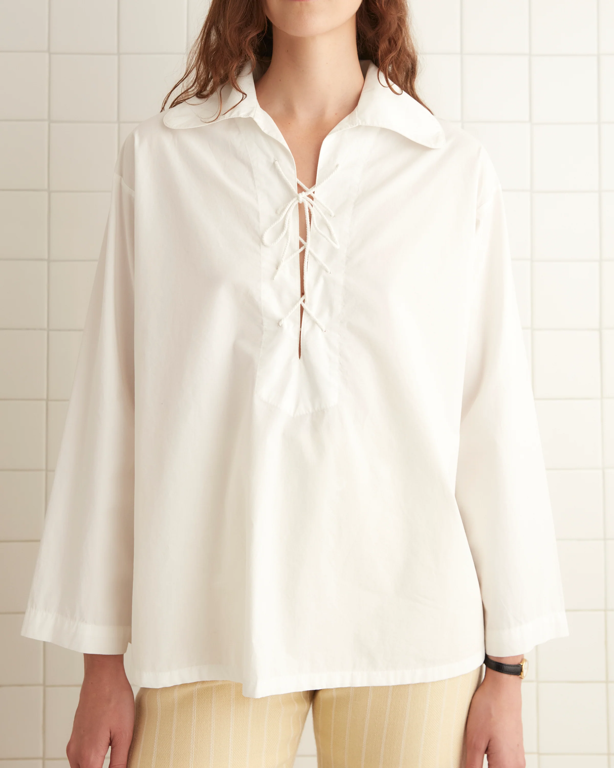 Bonnie Shirt - Ecru - Image 3