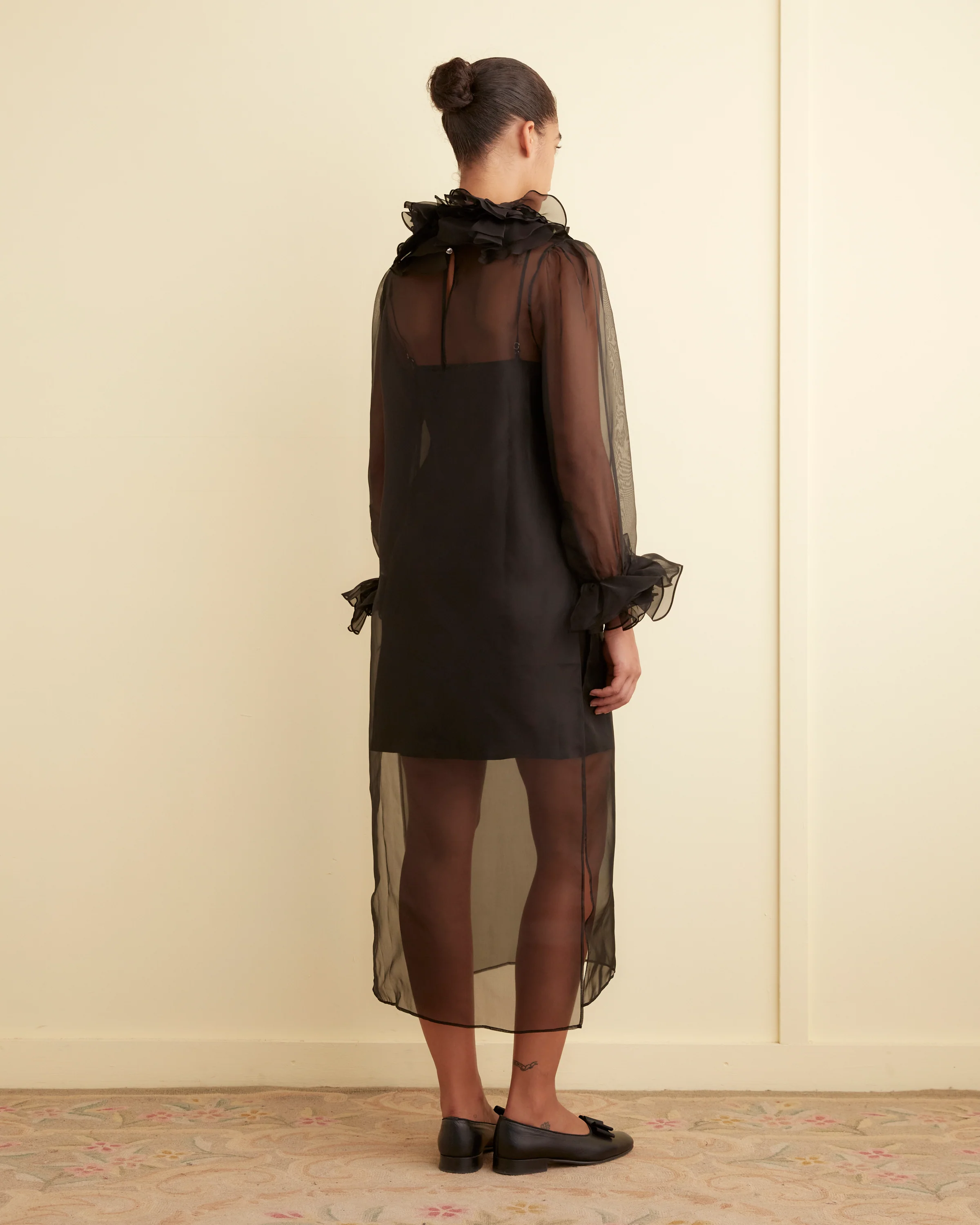 Boo Ruffle Gown - Black - Image 3