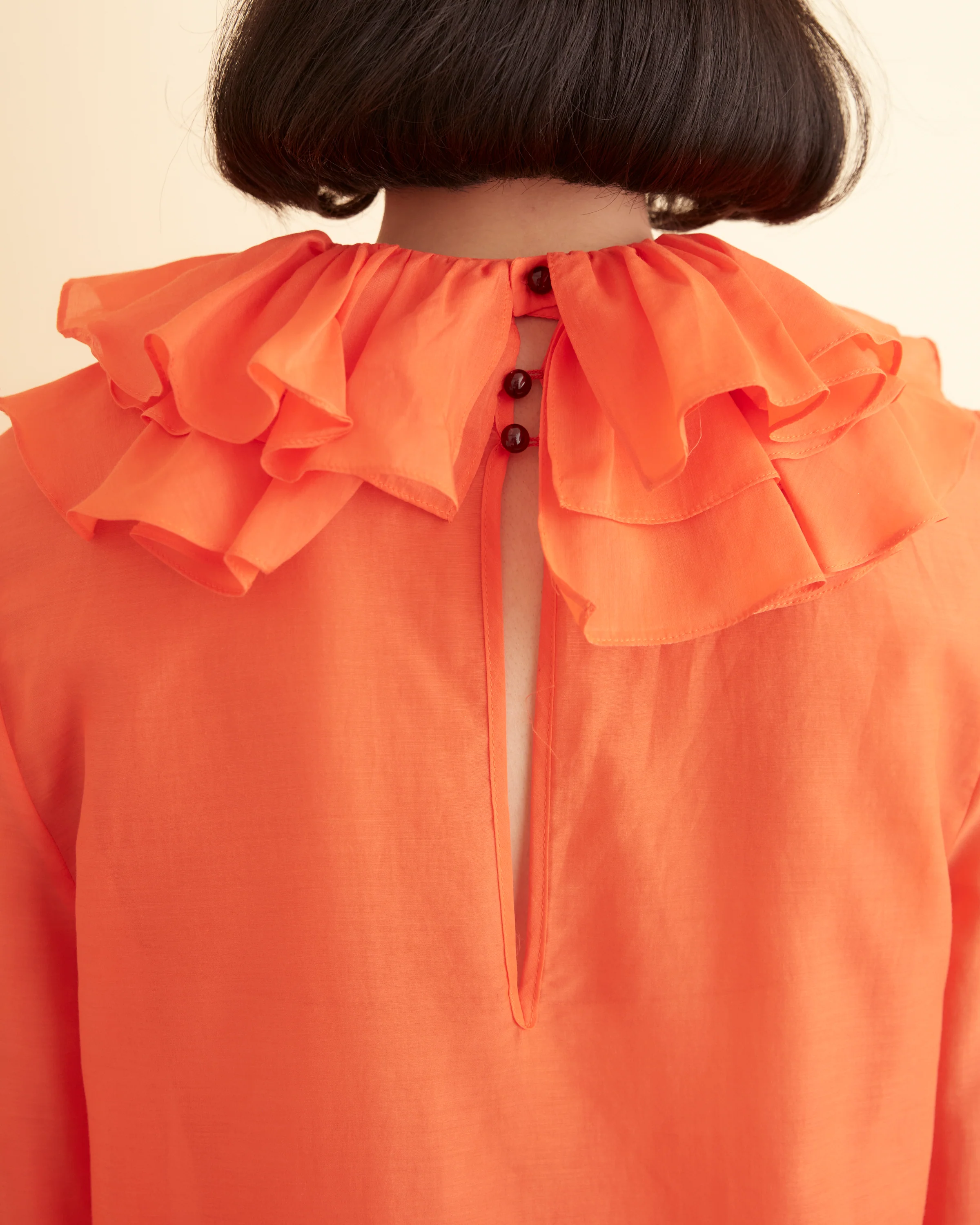 Boo Ruffle Gown - Orange - Image 4