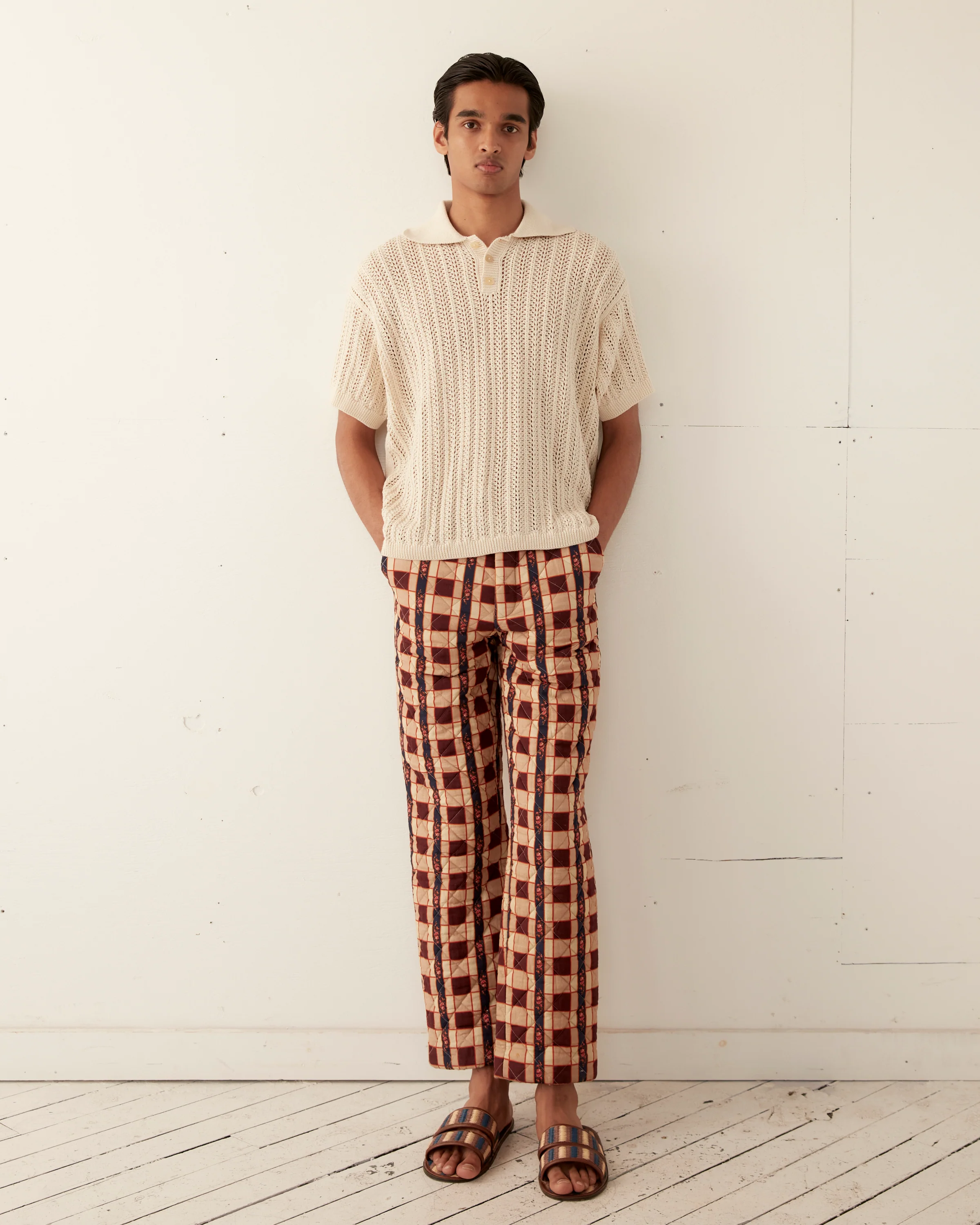 Bouquet Cloth Quilt Trousers - Image 2