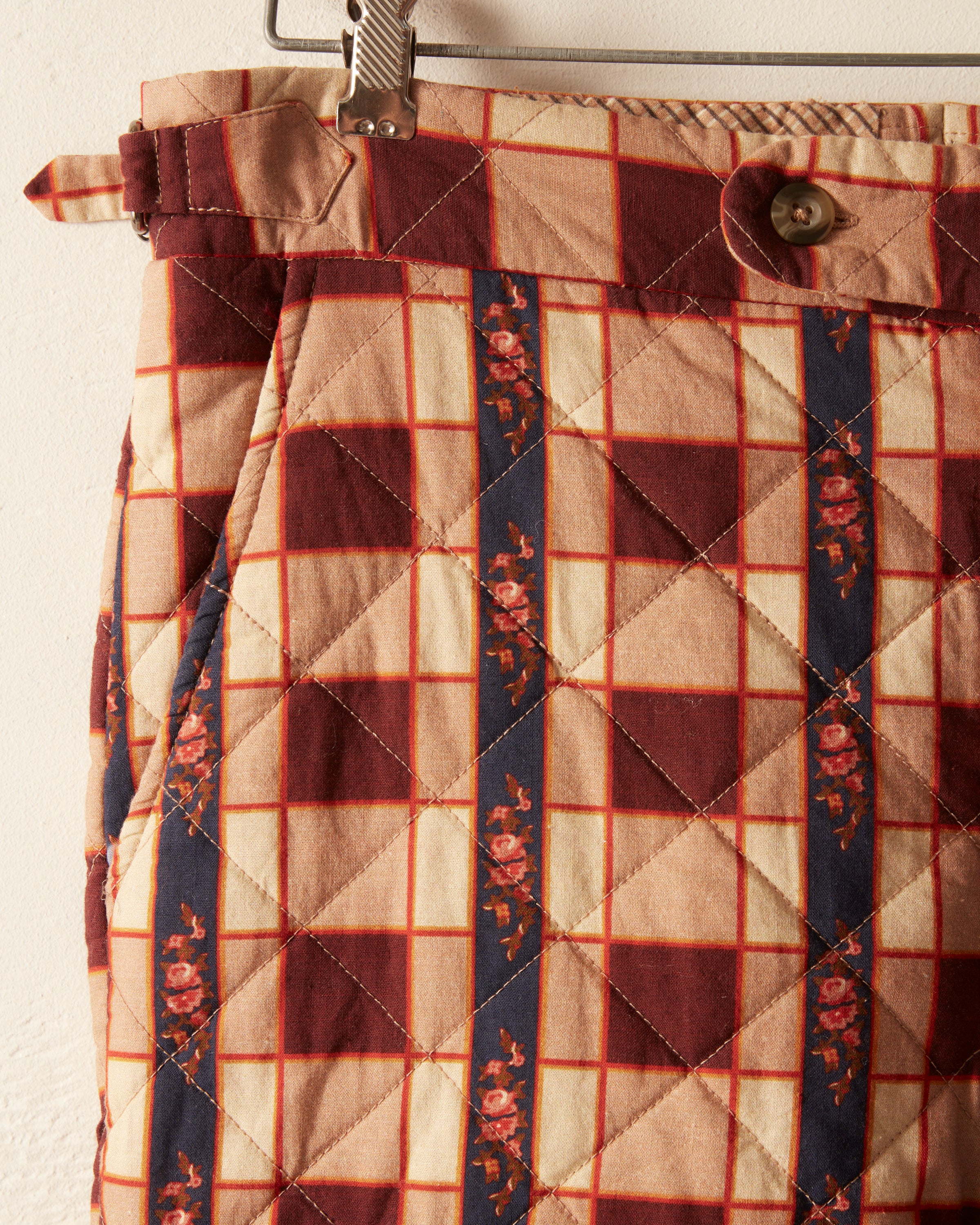 Bouquet Cloth Quilt Trousers - Image 4