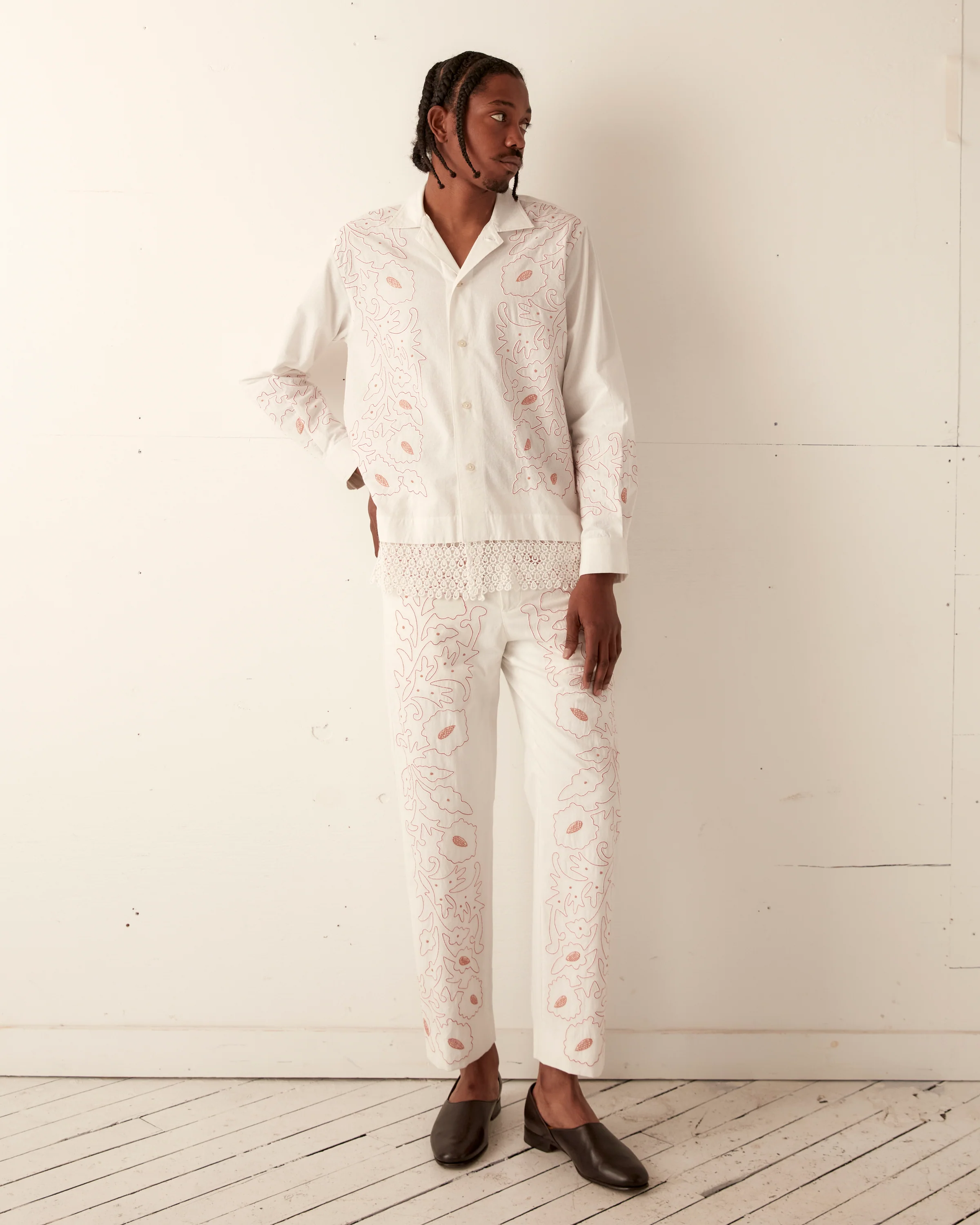Braided Couching Long Sleeve Shirt - Image 2