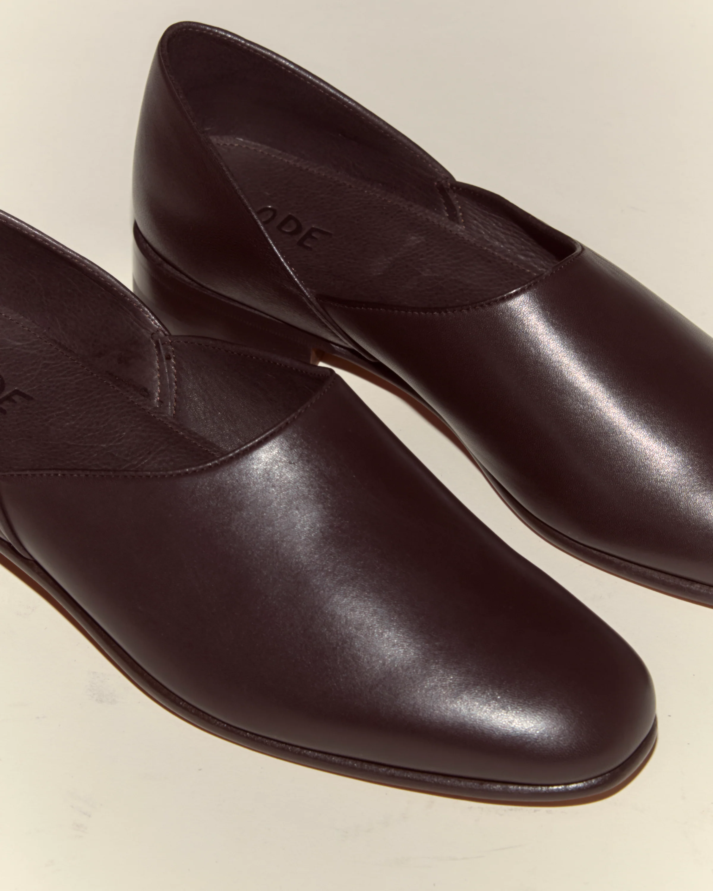 Leather House Shoes - Brown - Image 2