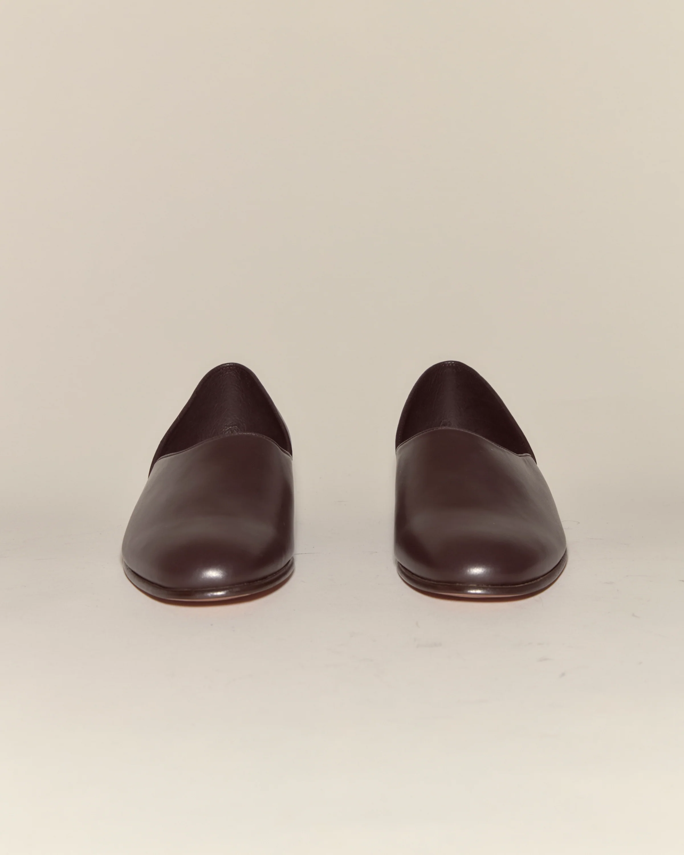 Leather House Shoes - Brown - Image 4