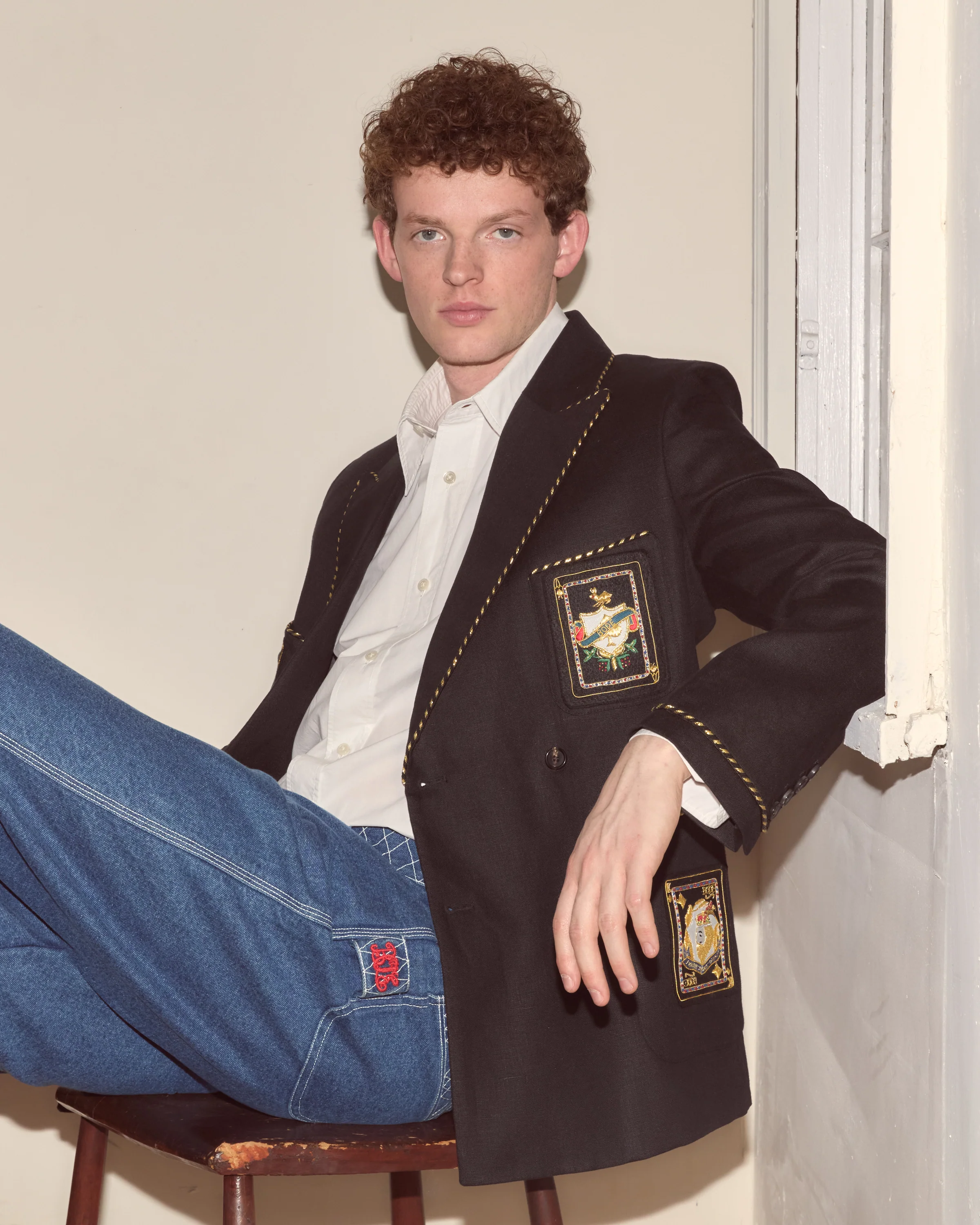Bullion Card Suit Jacket