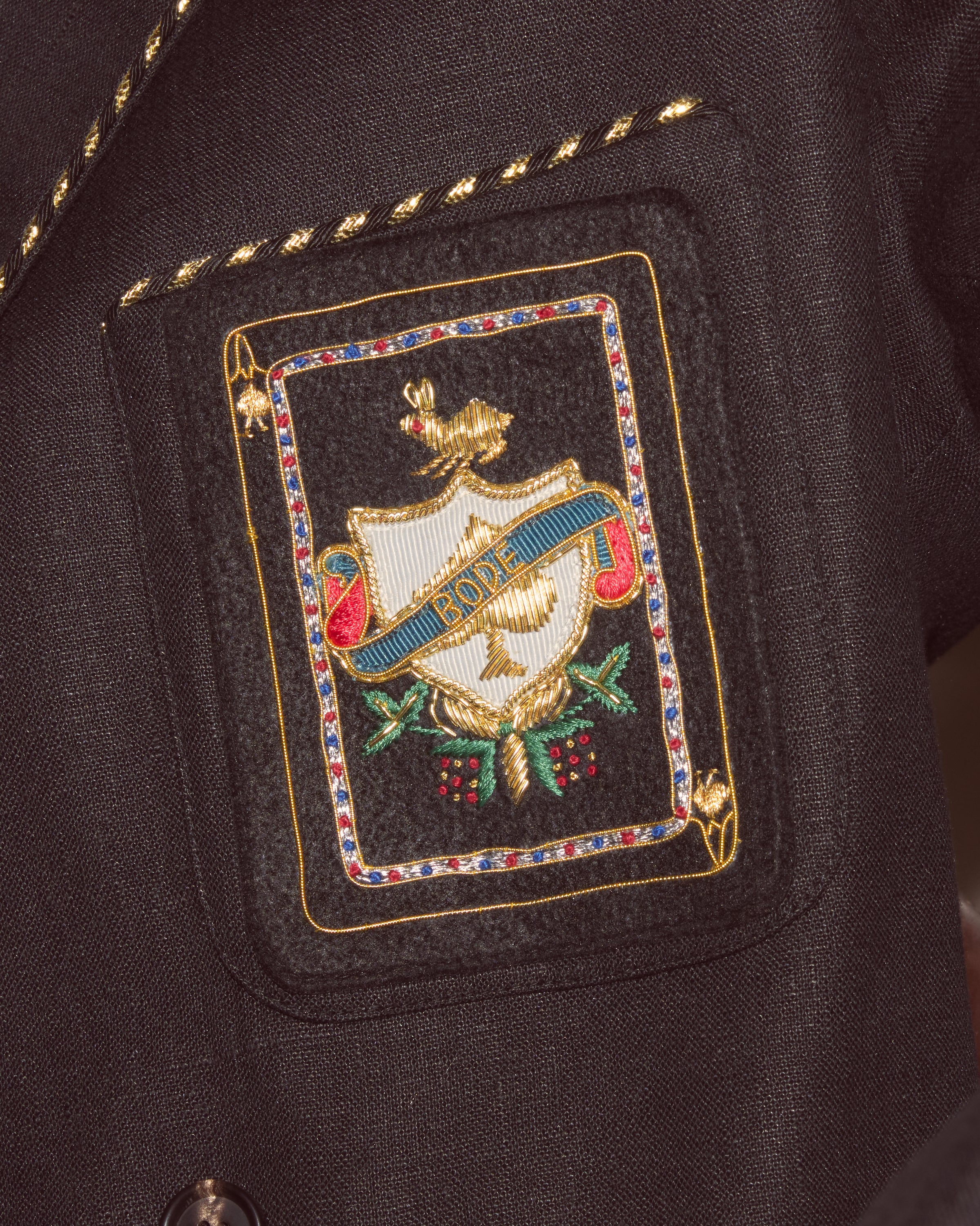 Bullion Card Suit Jacket - Image 2
