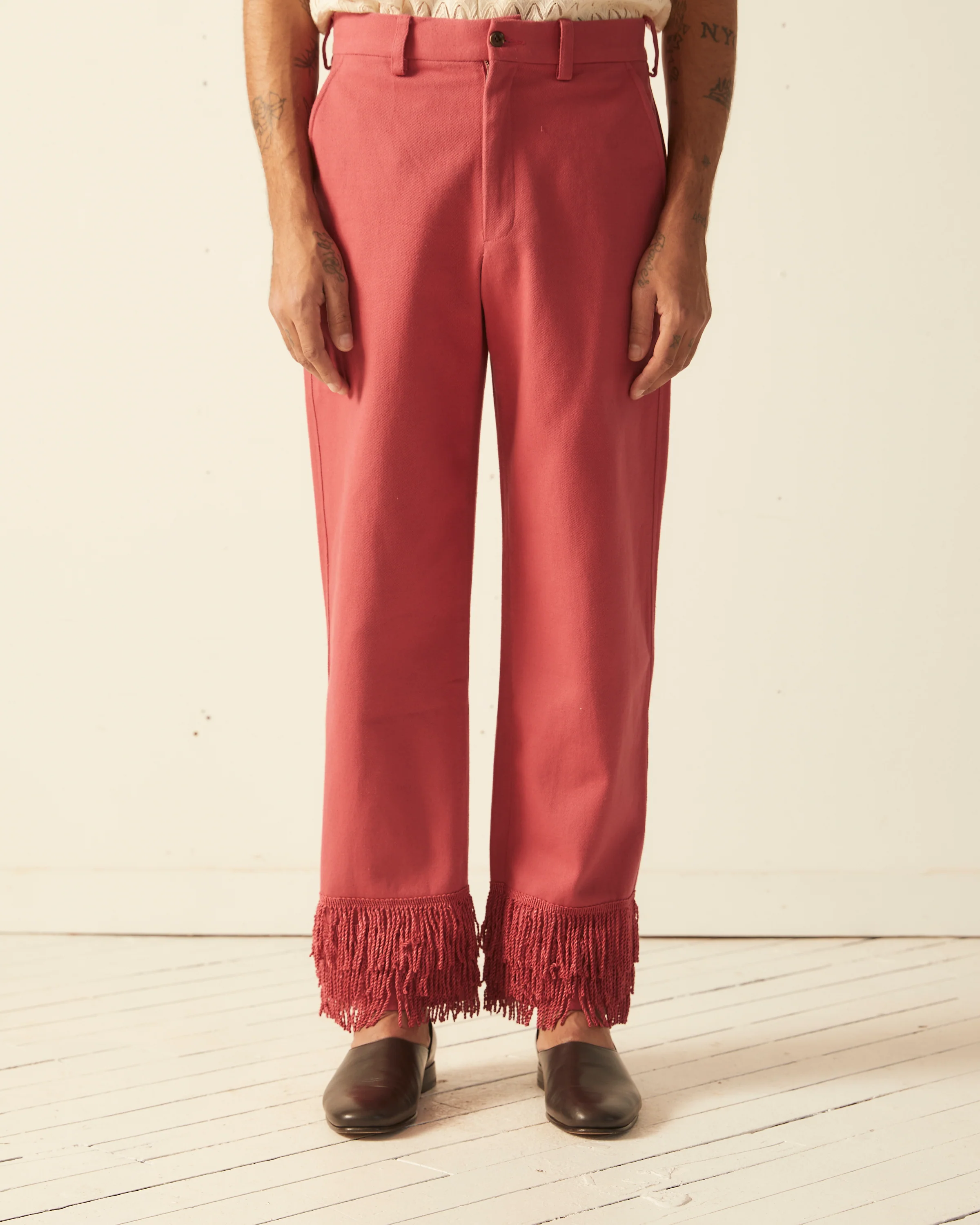 Bullion Fringe Trousers - Image 3