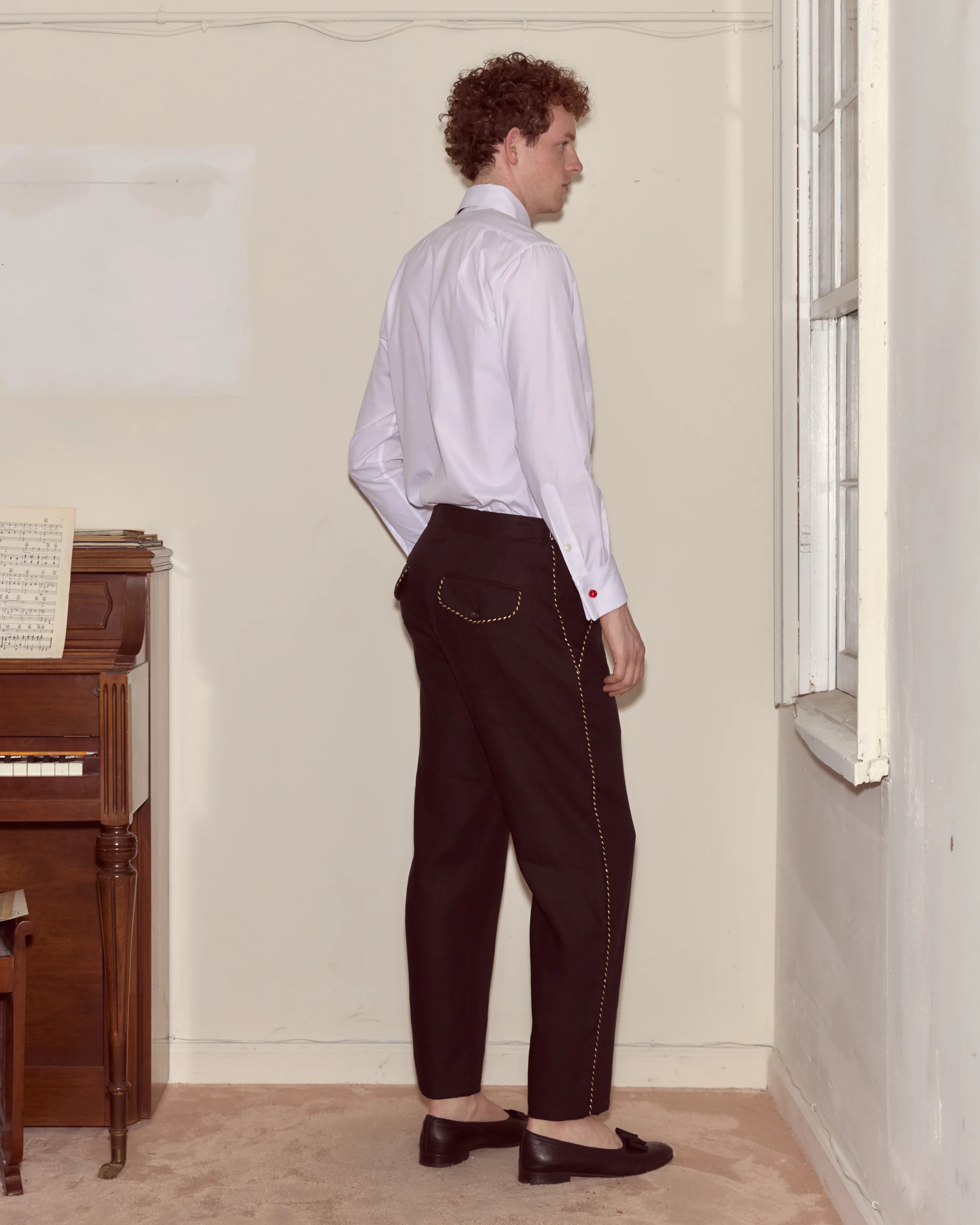 Bullion Piping Trousers - Image 3