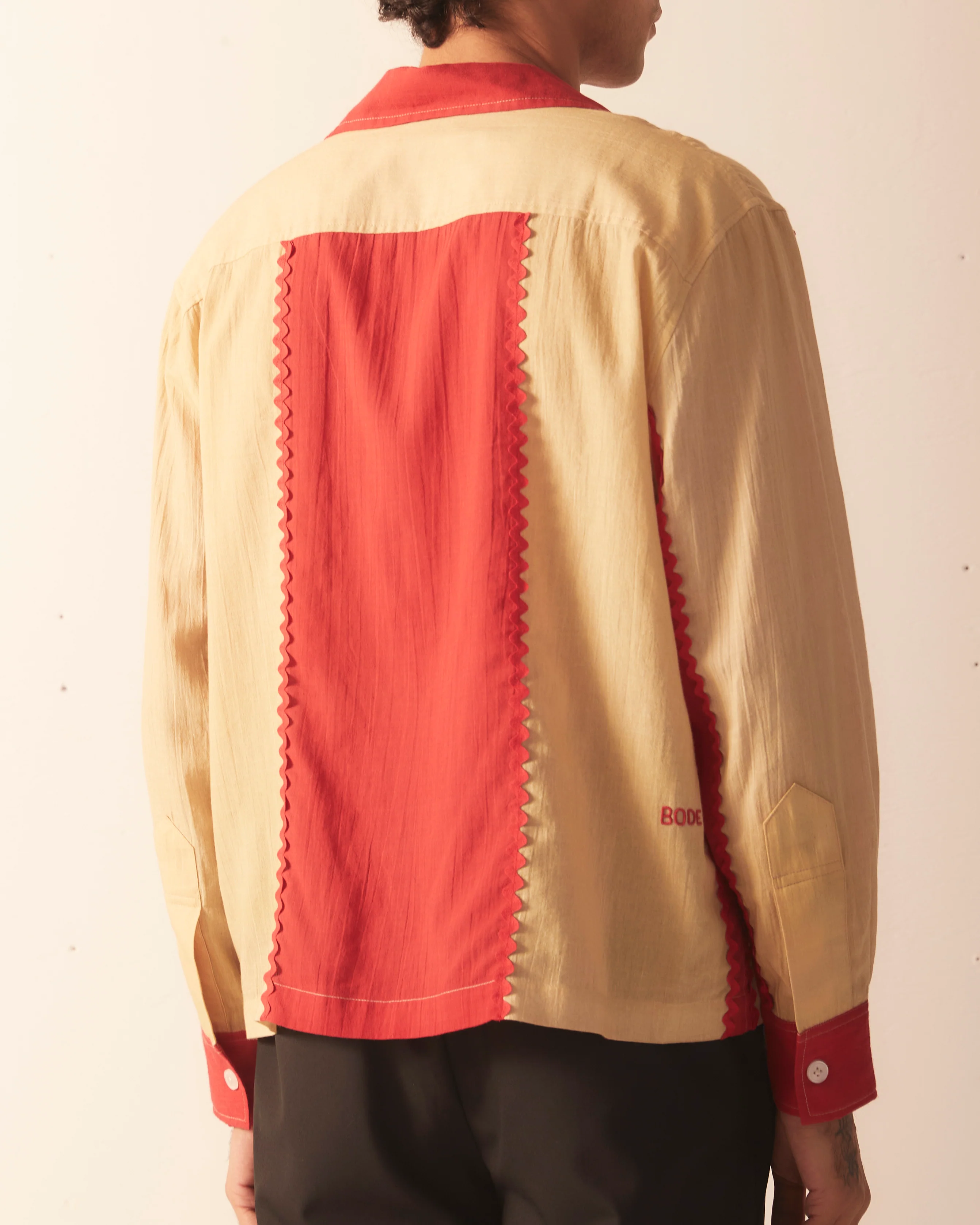 Bunting Stripe Long Sleeve Shirt - Image 4
