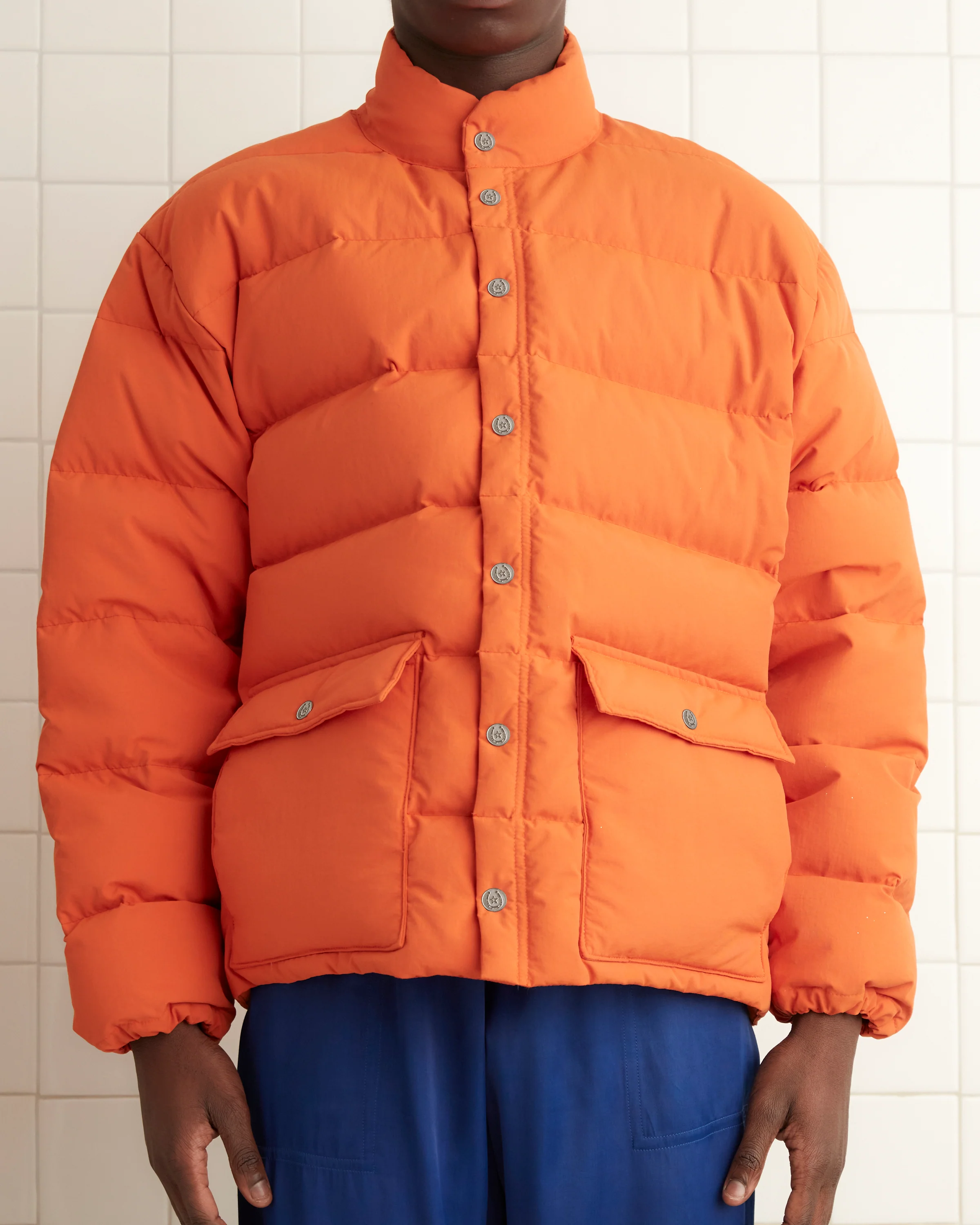 Burlington Puffer Jacket - Orange - Image 2