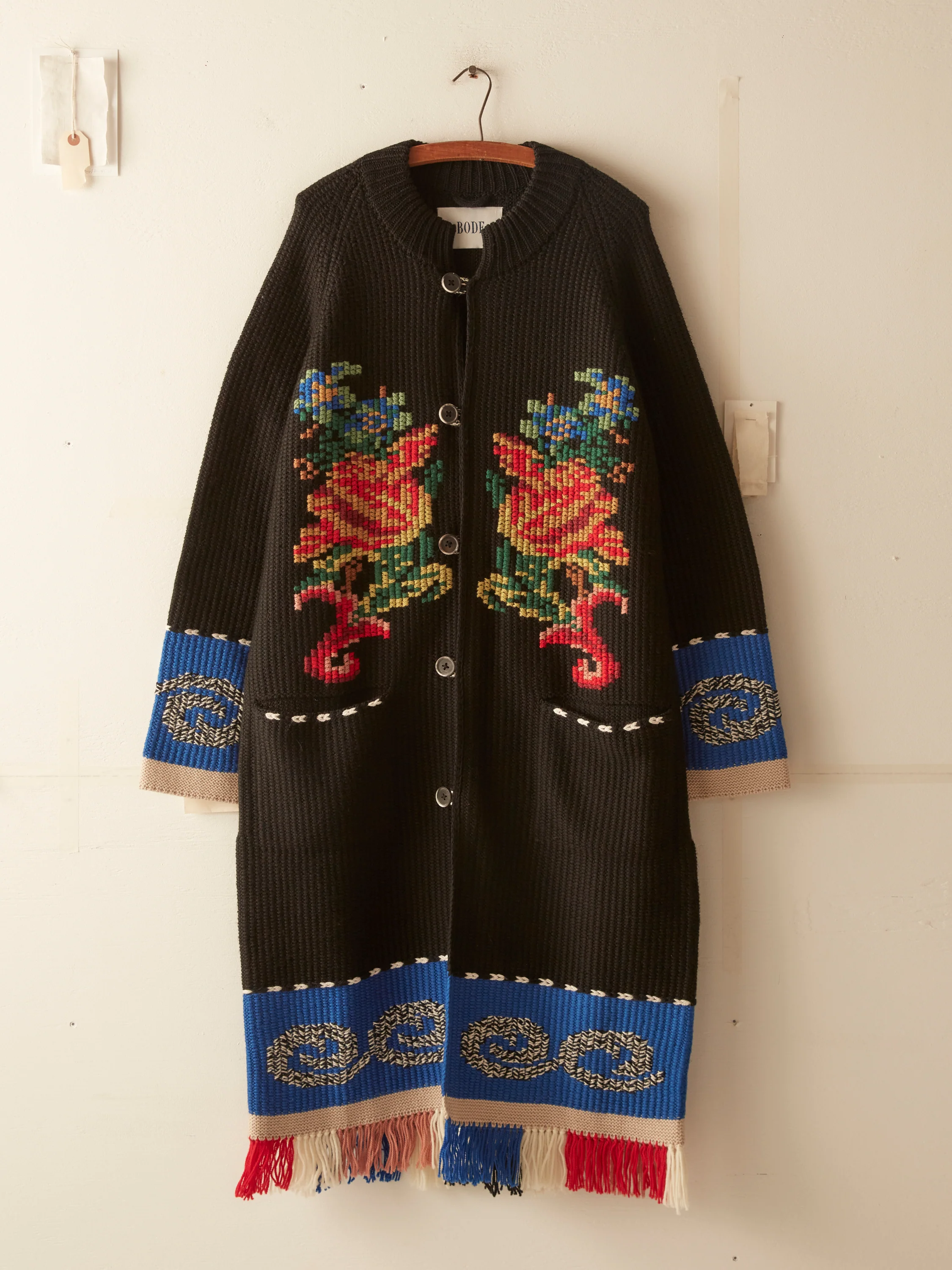 Cape Cod Cross Stitch Cardigan