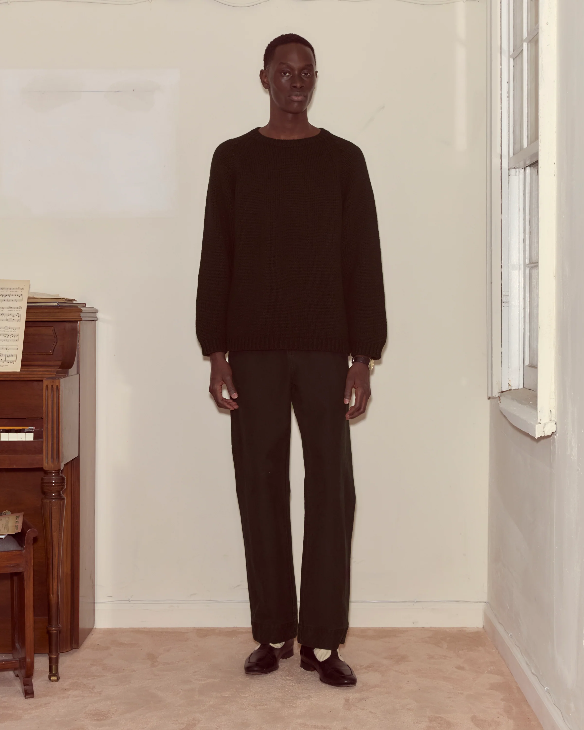 Cashmere Crewneck - Black
