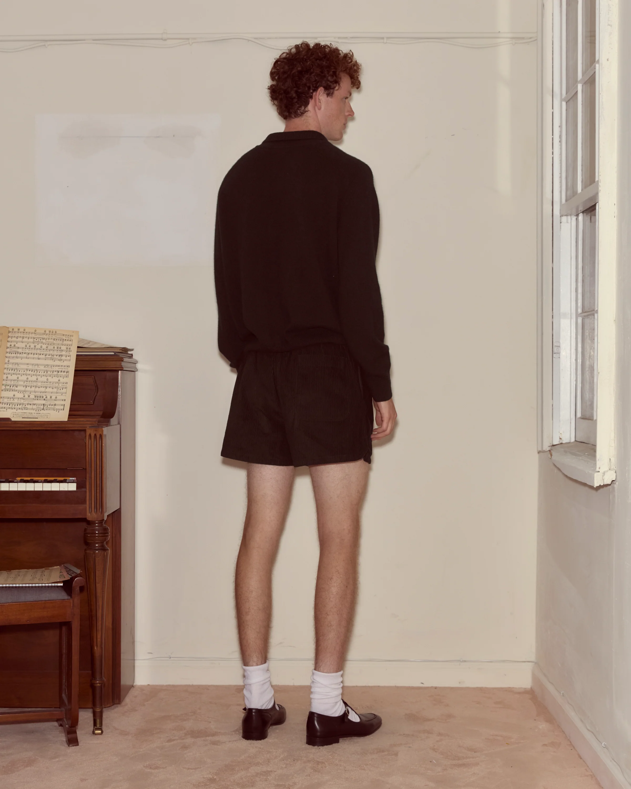 Cashmere Polo - Black - Image 3