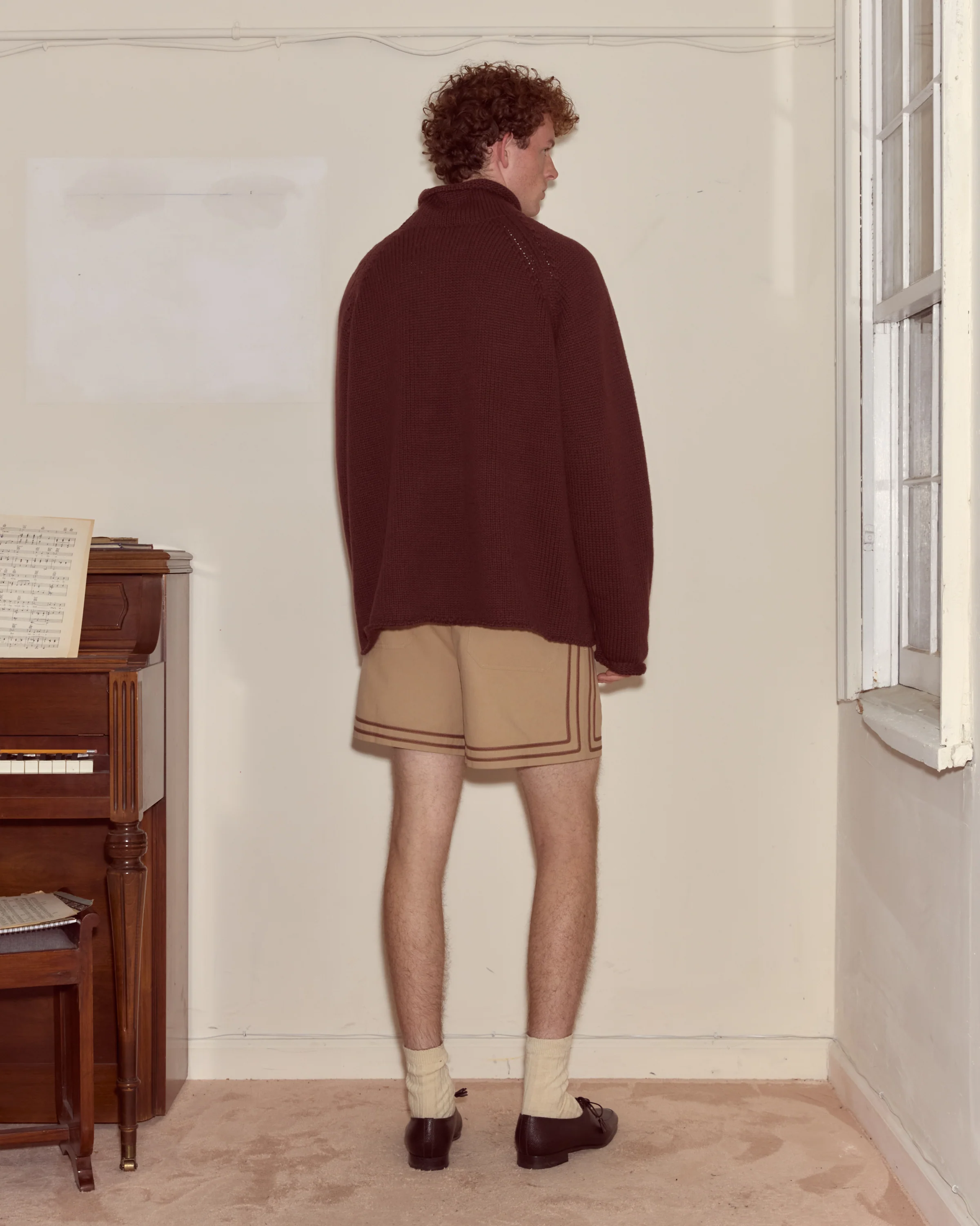 Cashmere Rollneck - Dark Brown - Image 3