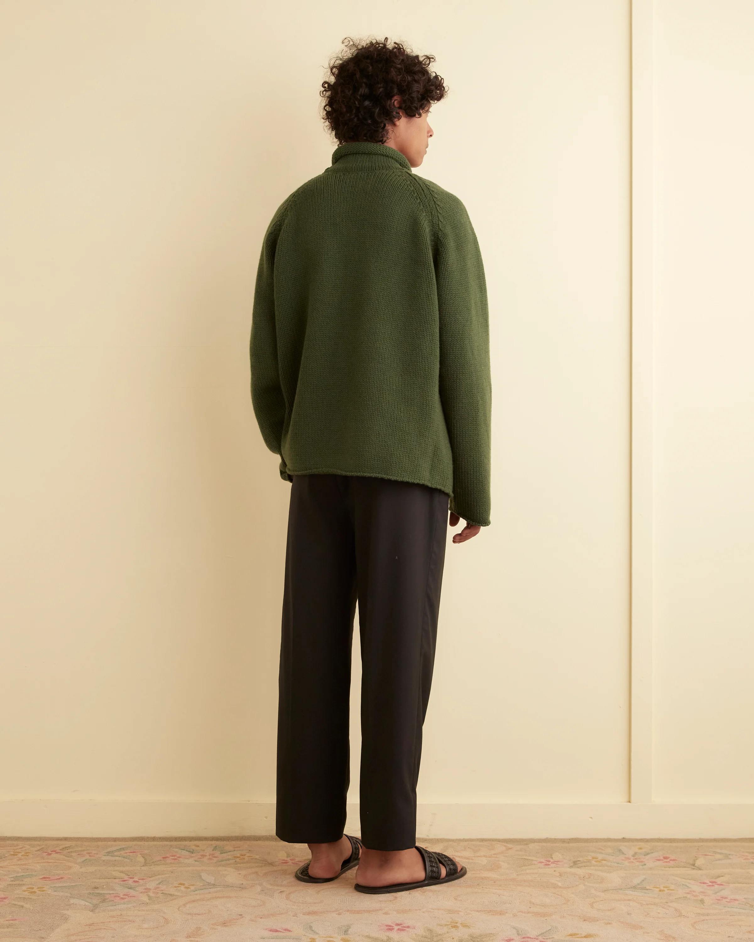 Cashmere Rollneck - Green - Image 3