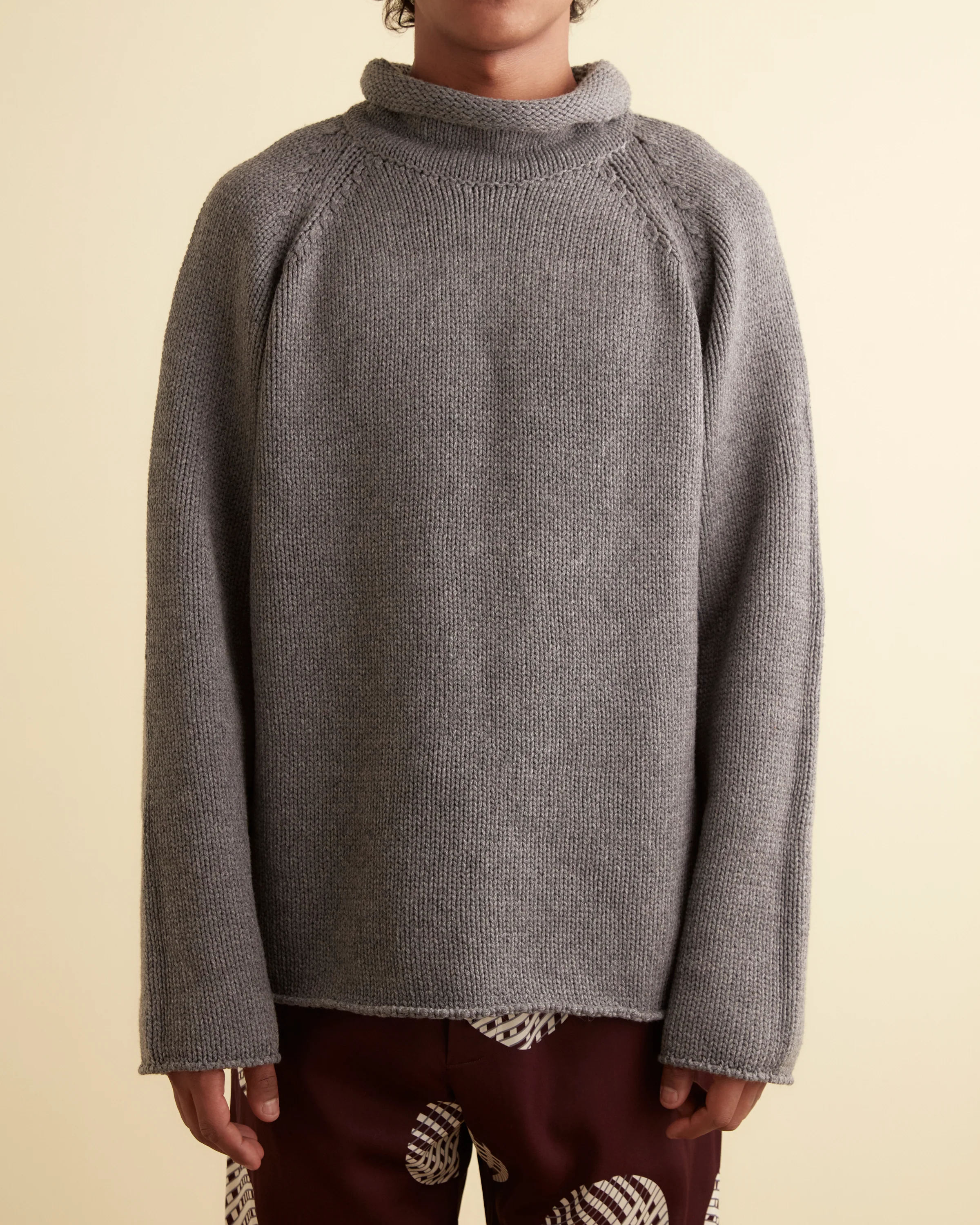 Cashmere Rollneck - Grey - Image 2