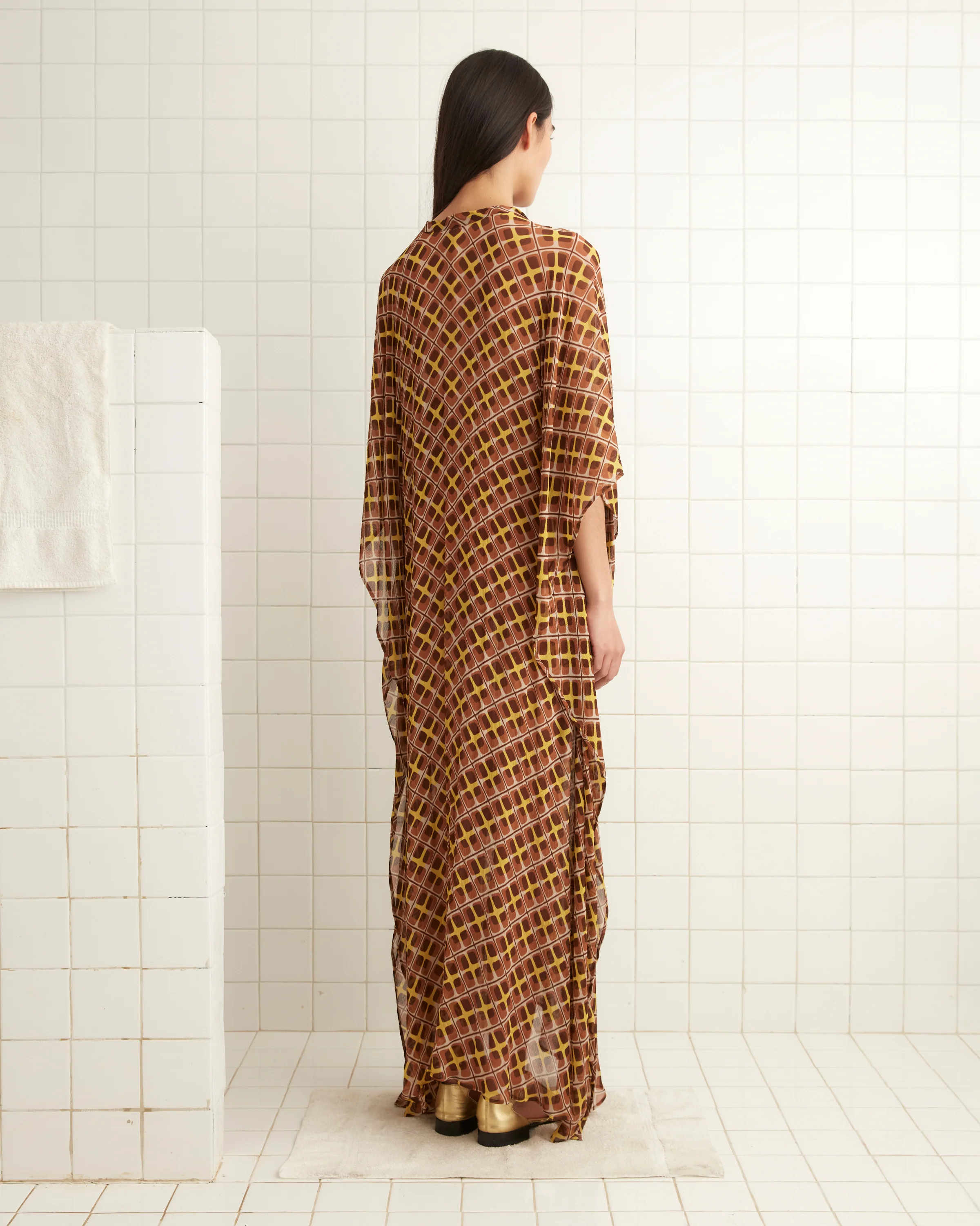 Cattail Plaid Kaftan - Image 3