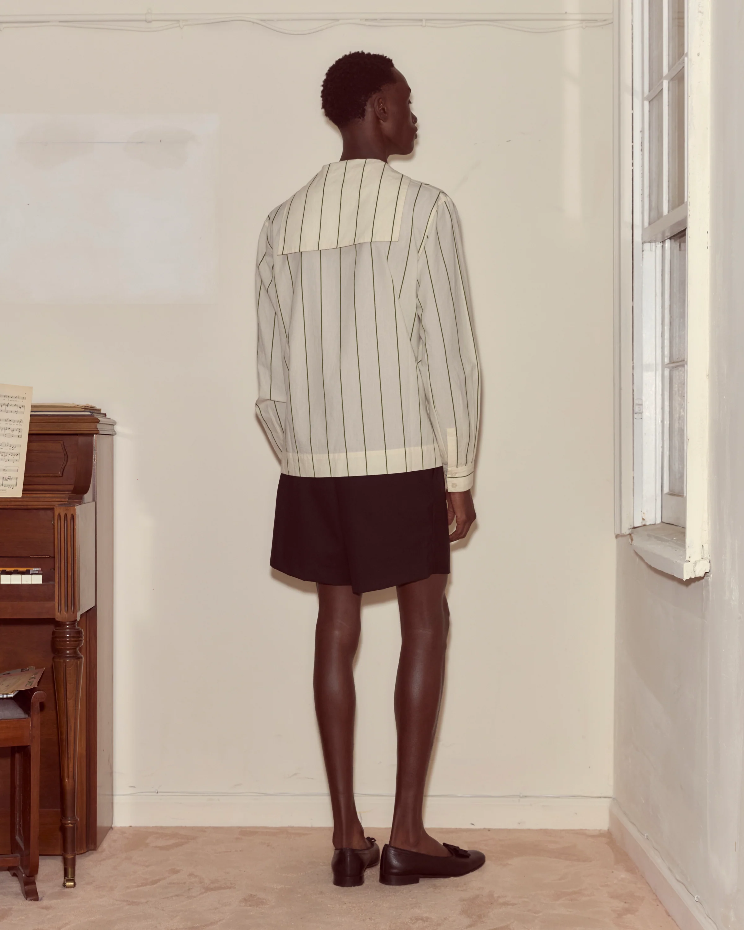 Celery Stripe Cricket Shirt - Image 3