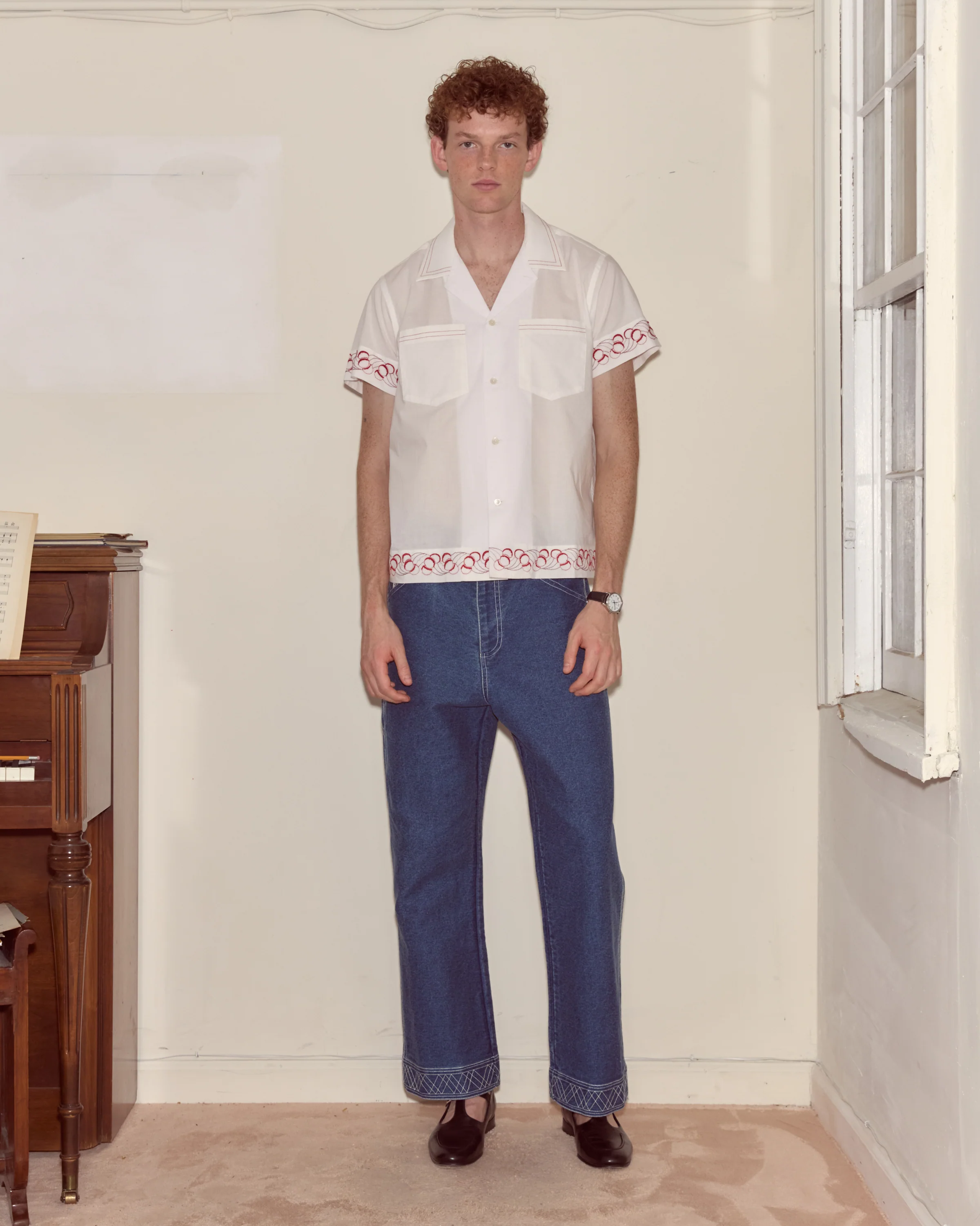 Cherry Lane Embroidered Shirt