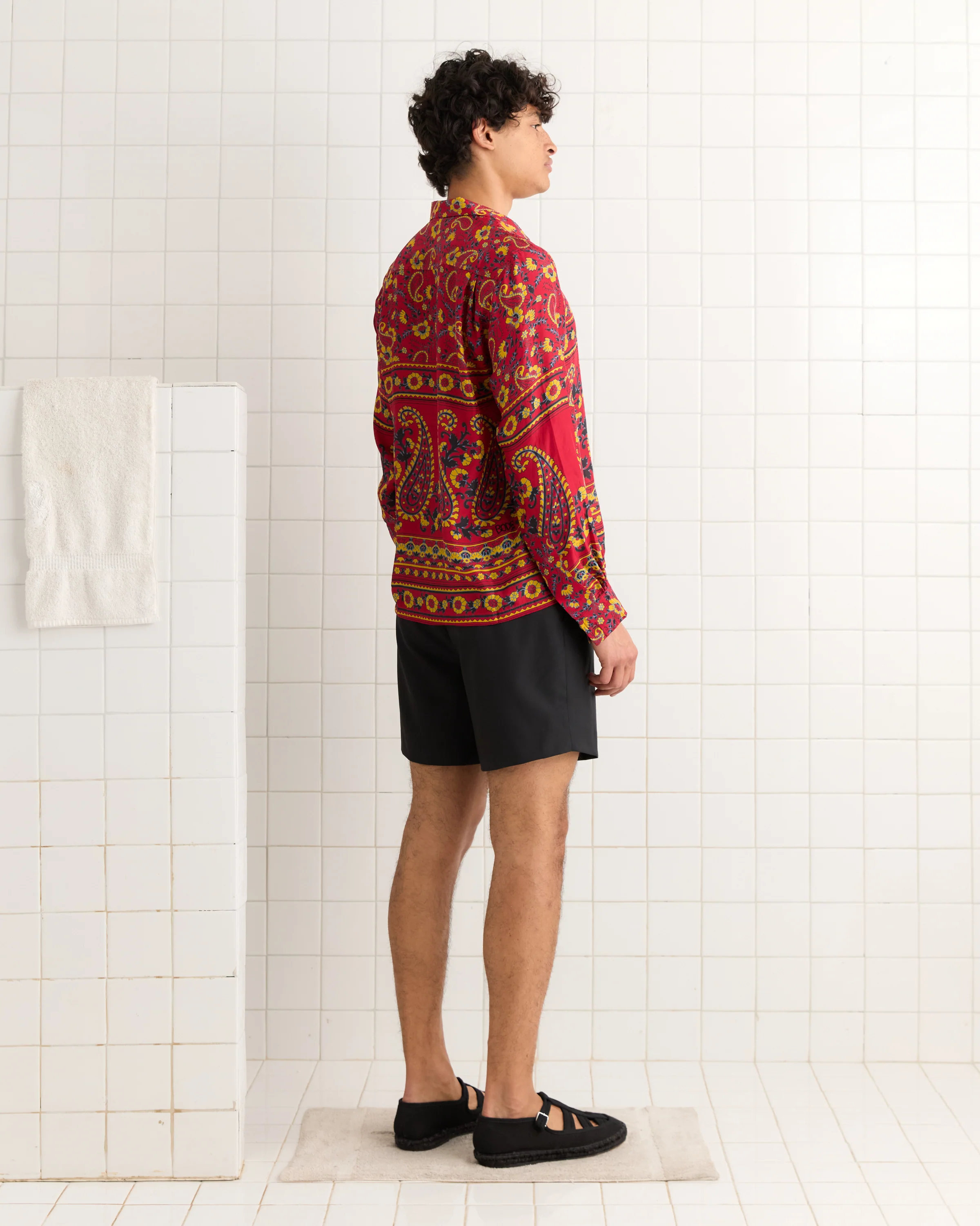 Cherry Paisley Long Sleeve Shirt - Image 3