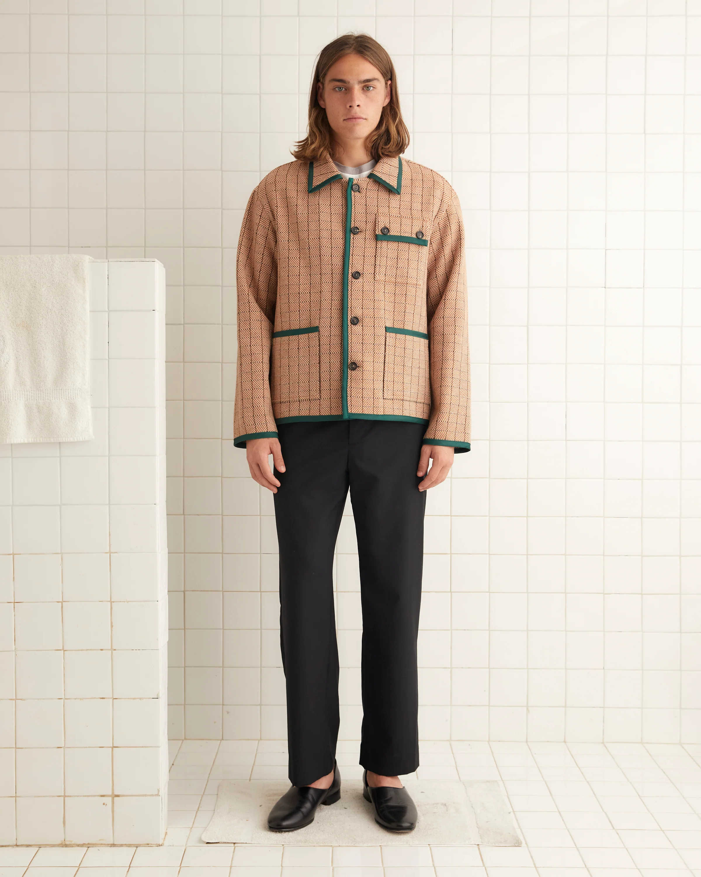 Chevron Grid Jacket - Image 2